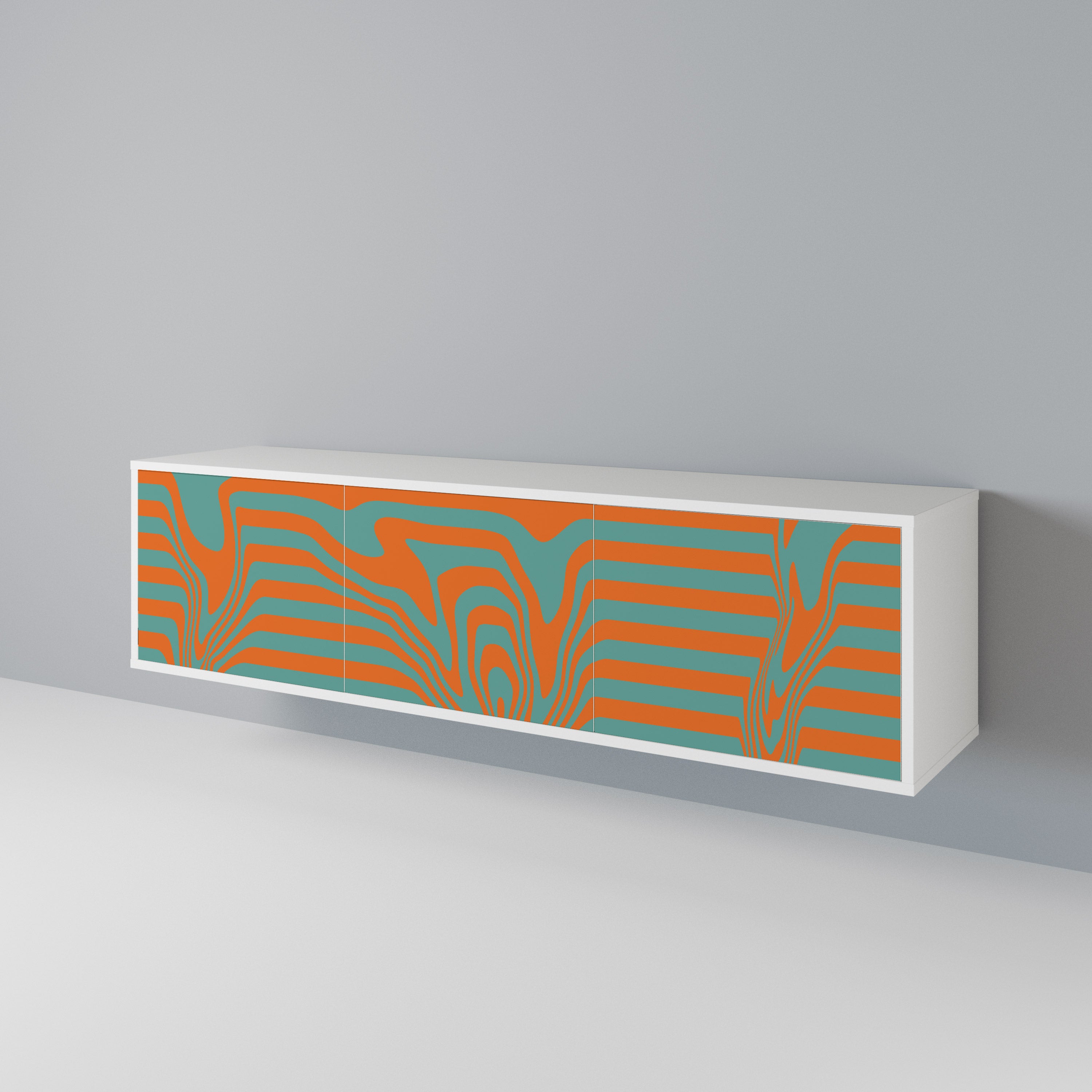 LINE COLLAPSE 3-türiges TV-Lowboard