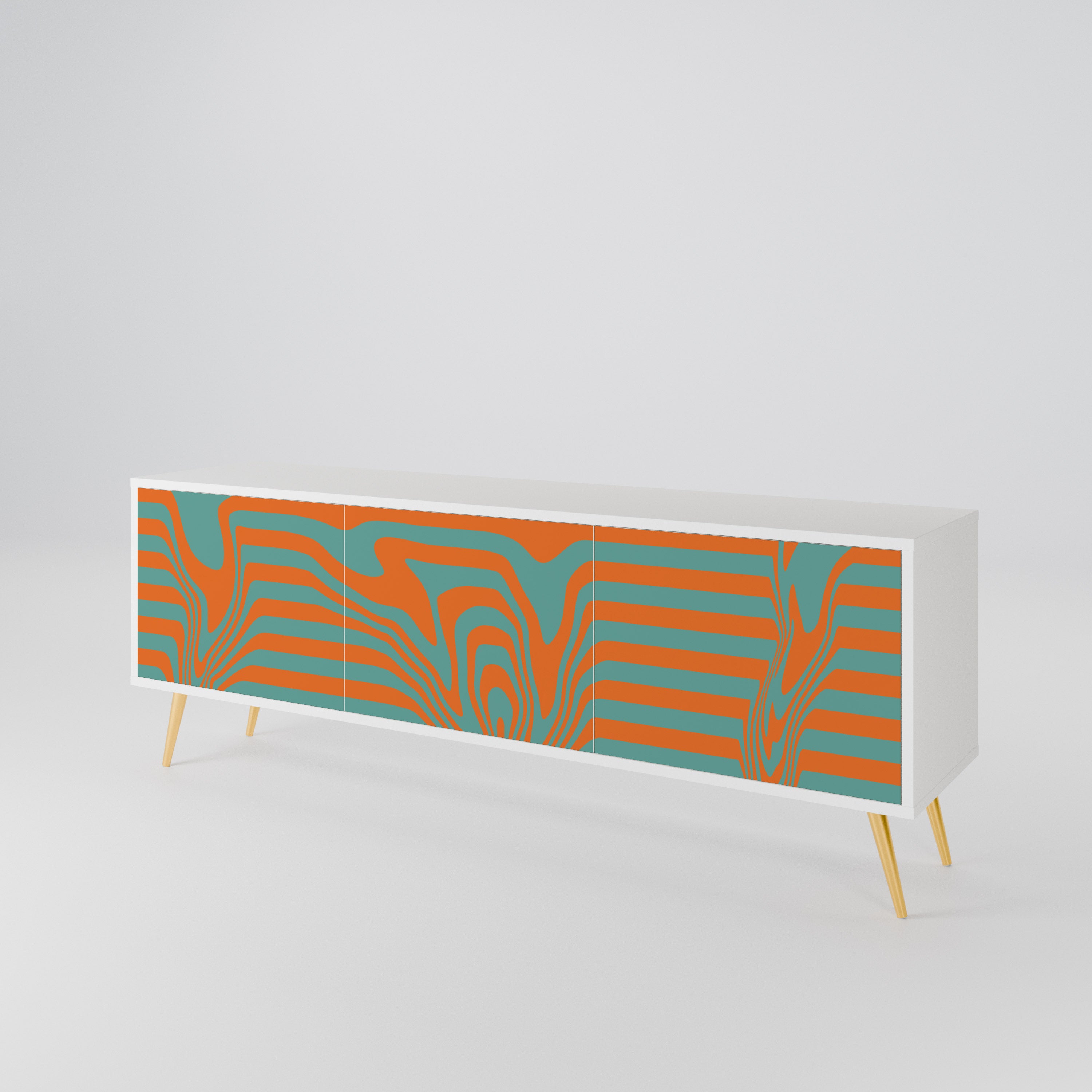 LINE COLLAPSE 3-türiges TV-Lowboard