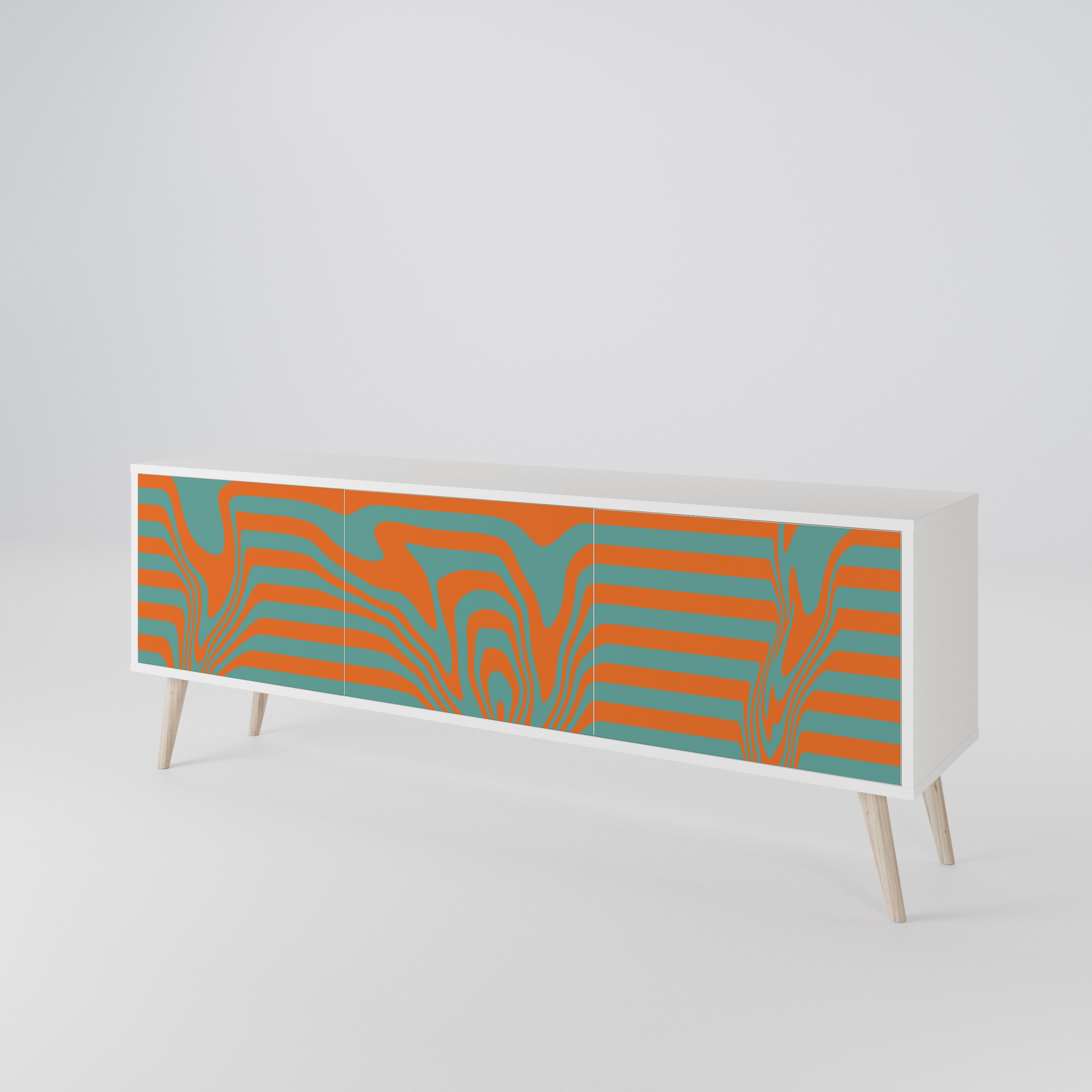 LINE COLLAPSE 3-türiges TV-Lowboard