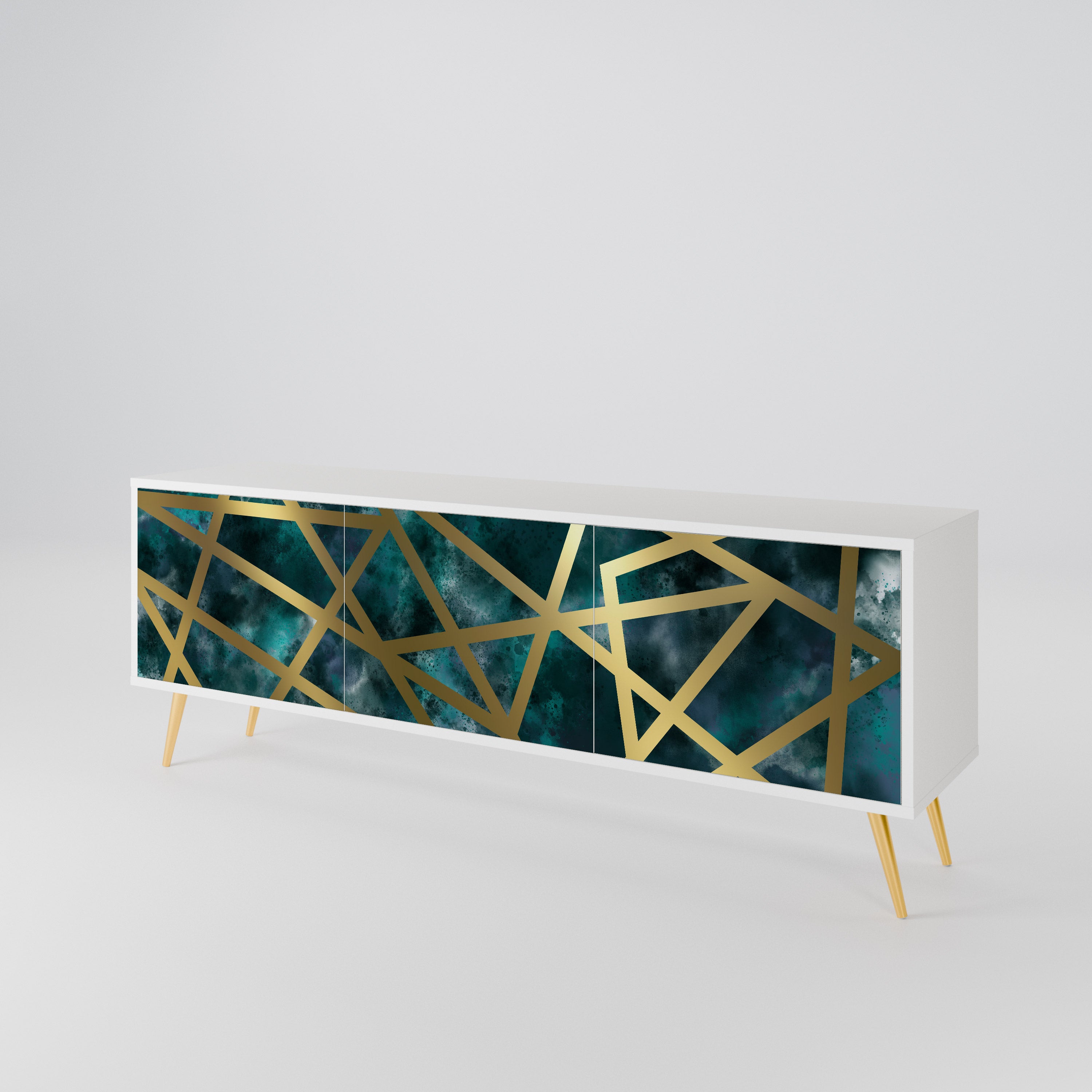 THE LABYRINTH OF GOLD 3-Door TV Cabinet