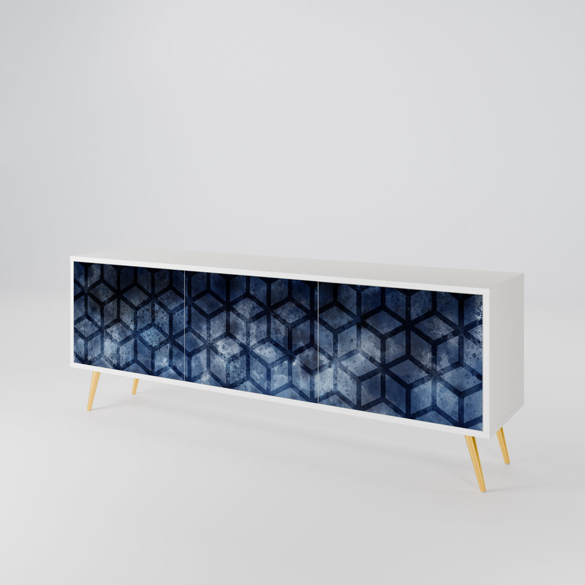 CUBIC MIST 3-türiges TV-Lowboard