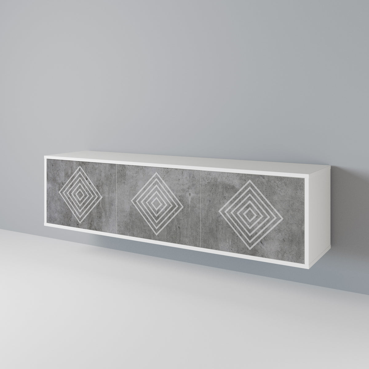 POLYGONAL ARTISTRY 3-türiges TV-Lowboard