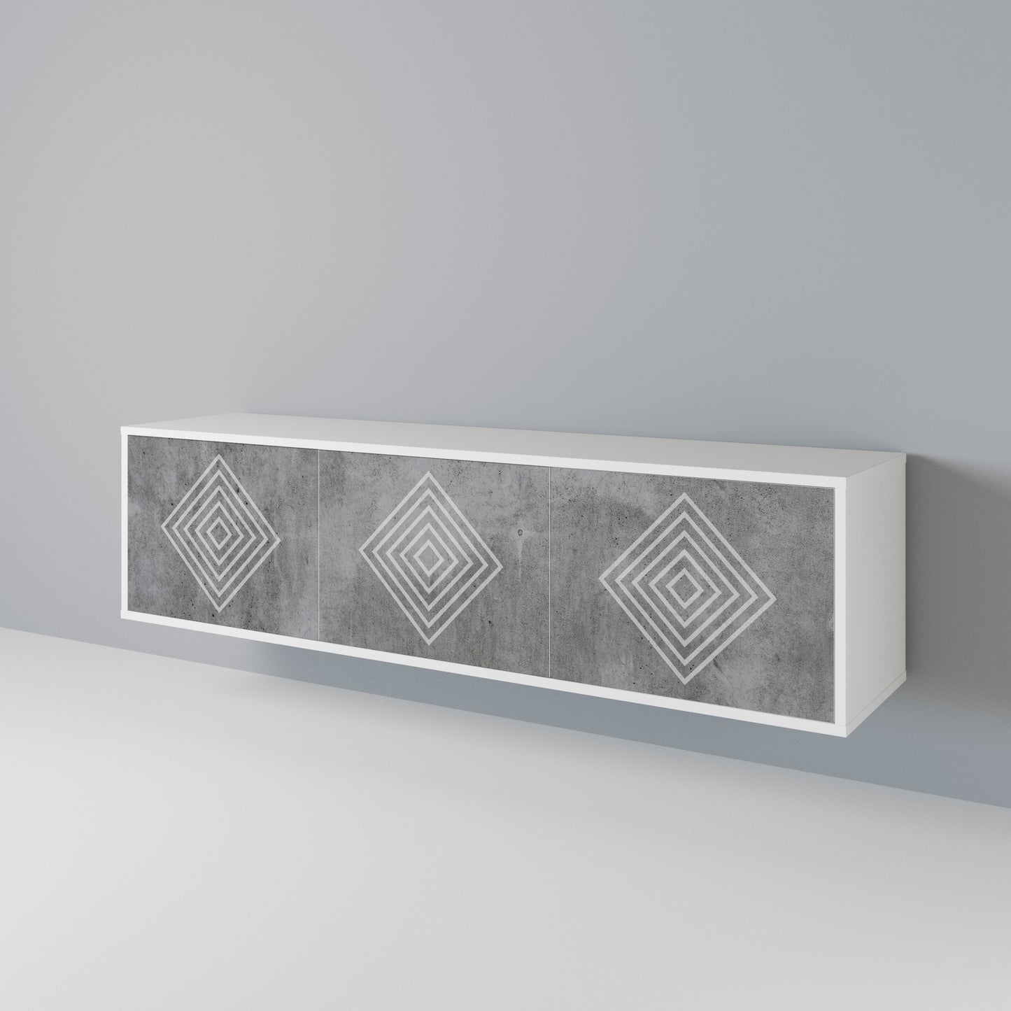 POLYGONAL ARTISTRY 3-türiges TV-Lowboard