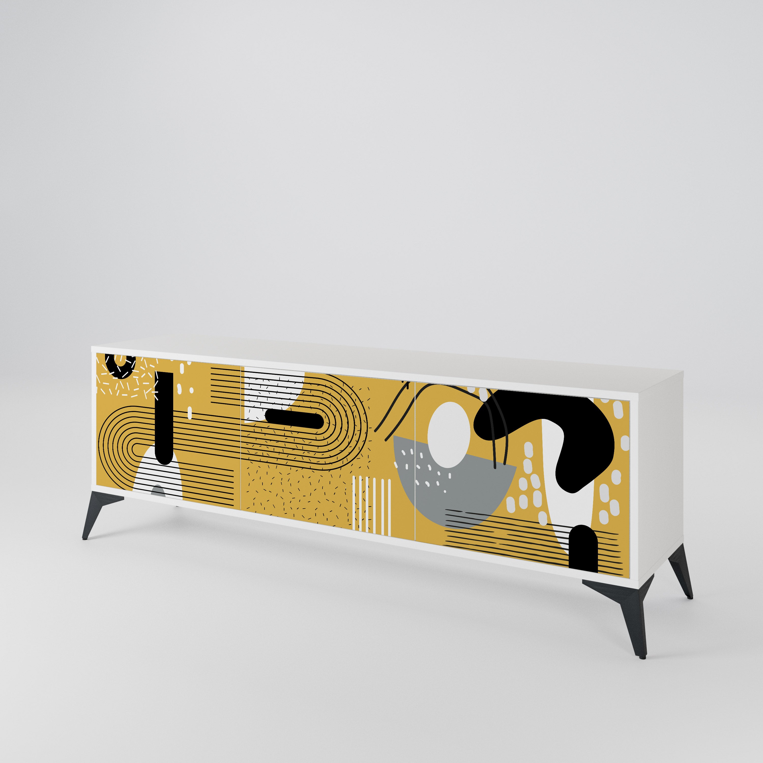 SHAPESHIFT SYMPHONY 3-Door TV Cabinet