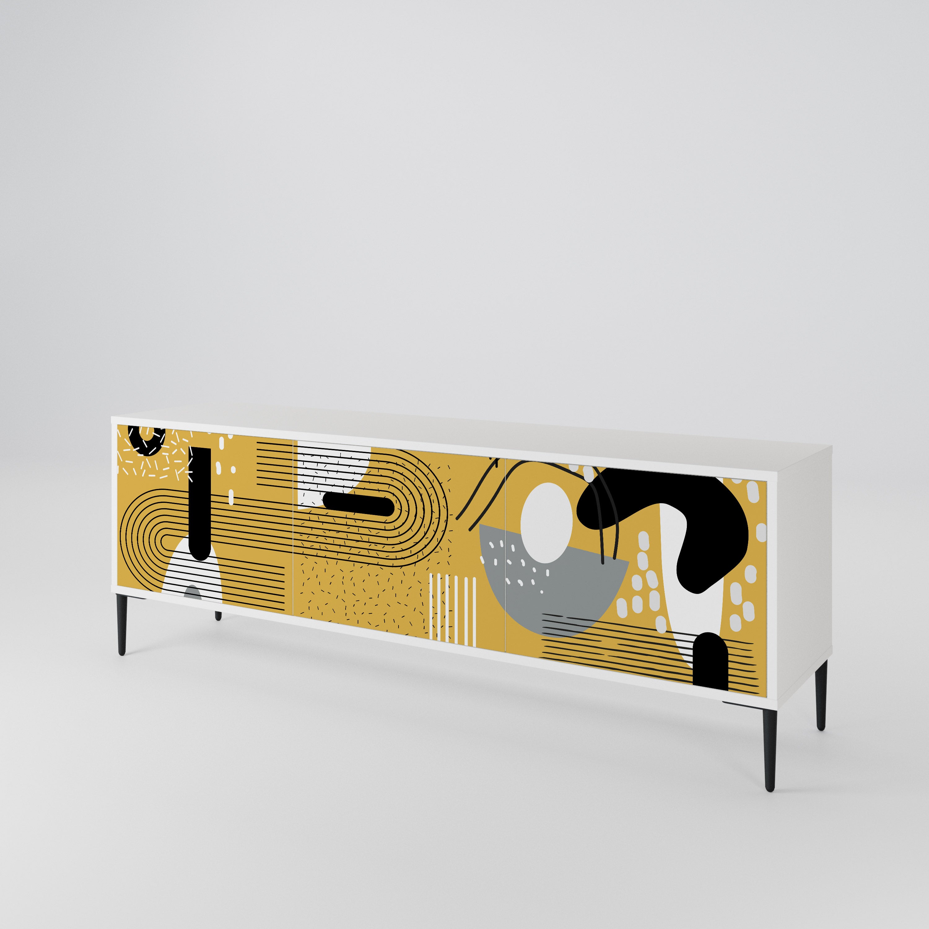 SHAPESHIFT SYMPHONY 3-Door TV Cabinet