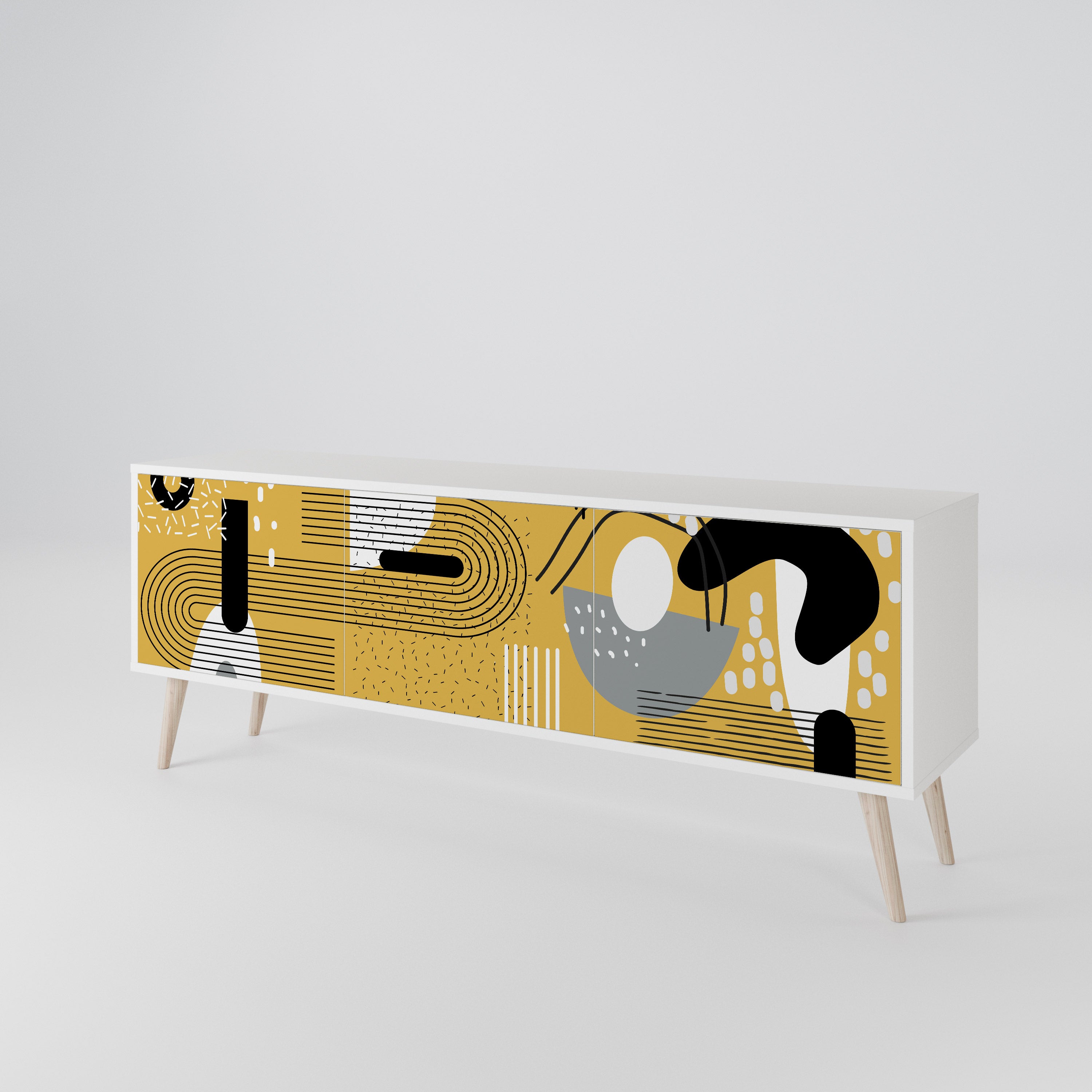 SHAPESHIFT SYMPHONY 3-Door TV Cabinet