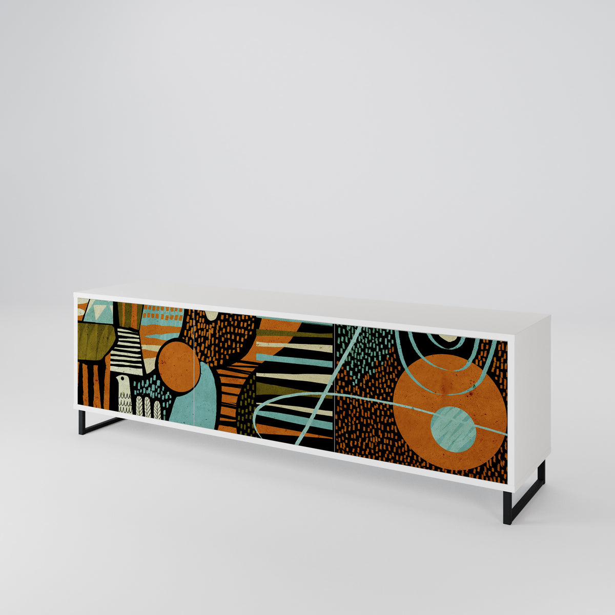 GEODE GLIMMER 3-türiges TV-Lowboard