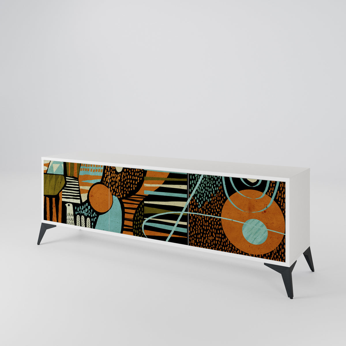 GEODE GLIMMER 3-türiges TV-Lowboard
