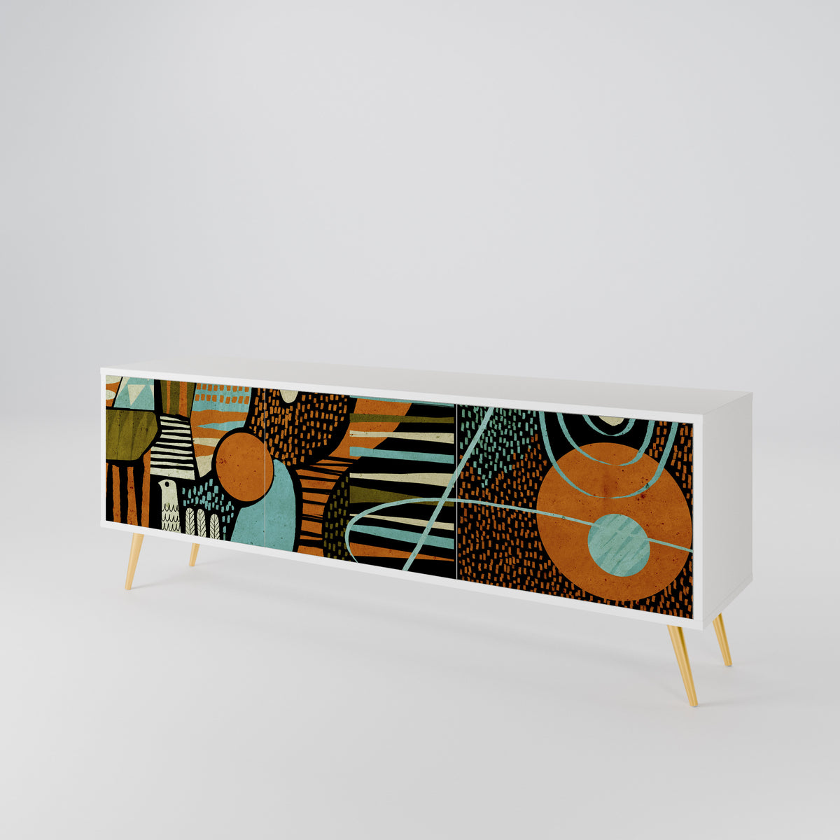 GEODE GLIMMER 3-türiges TV-Lowboard