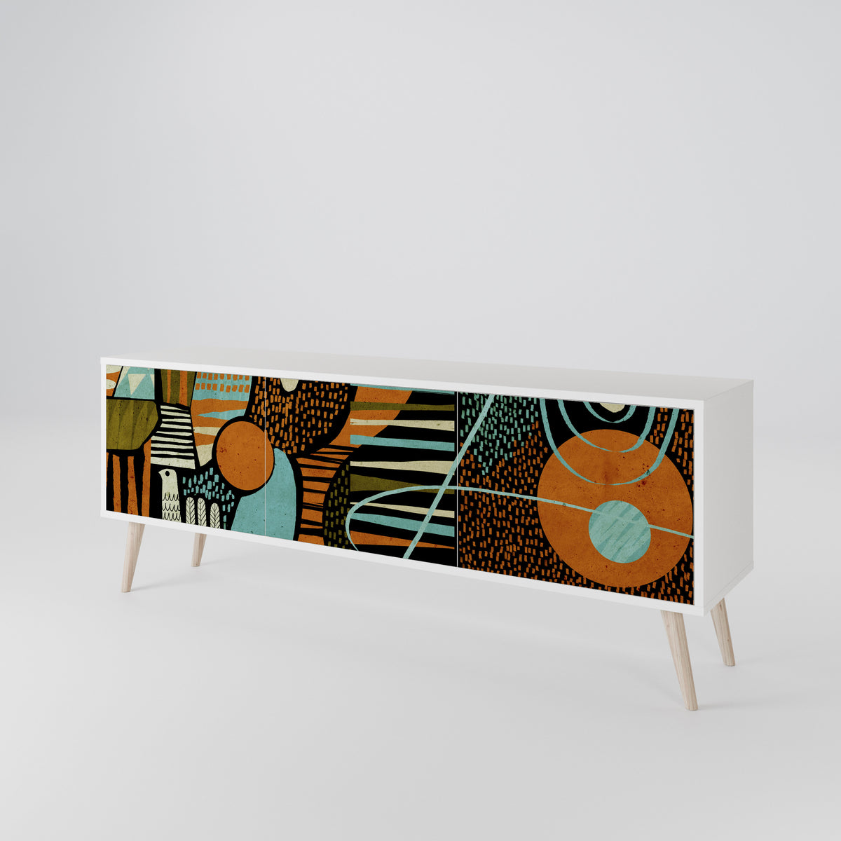GEODE GLIMMER 3-türiges TV-Lowboard