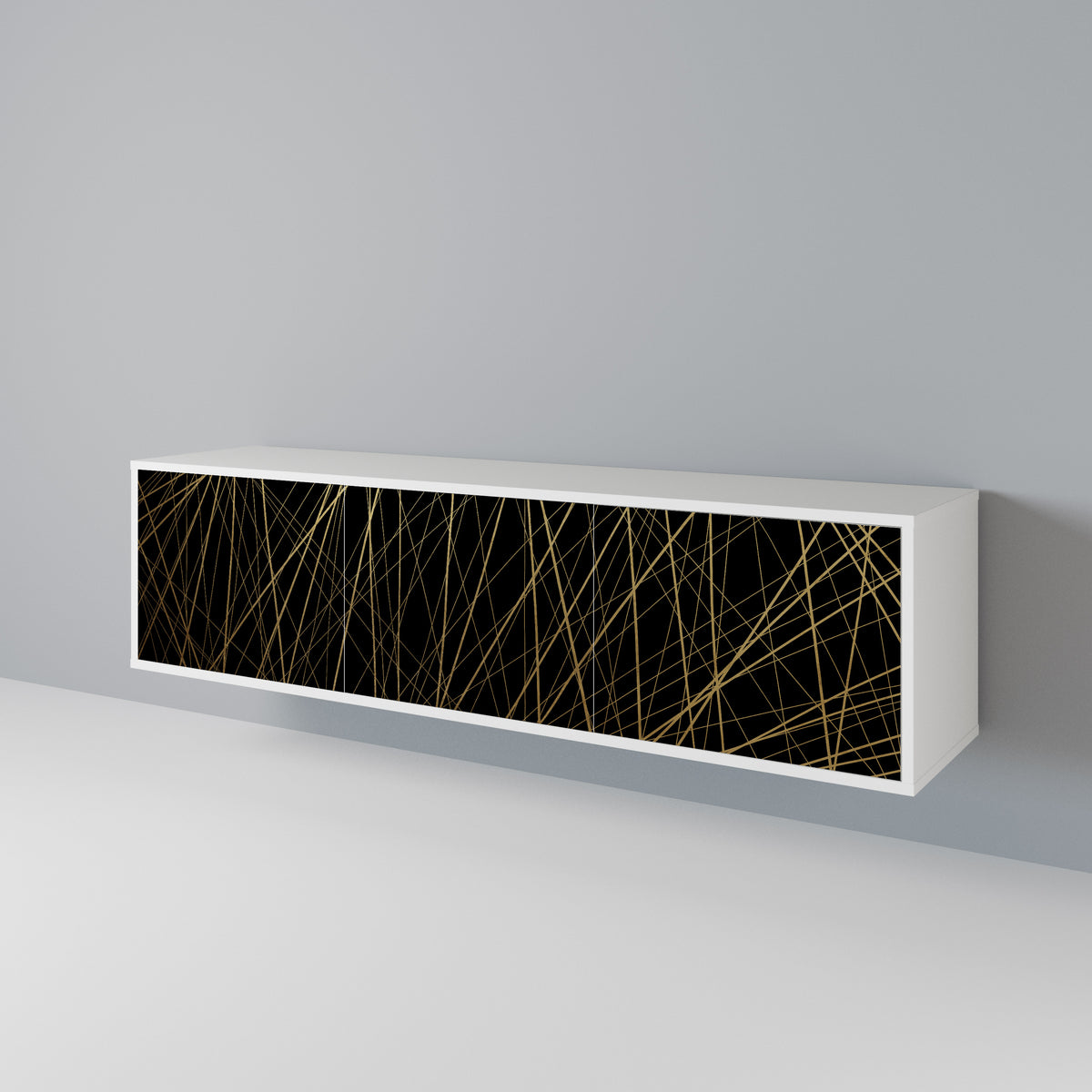 BRIGHT MESH 3-türiges TV-Lowboard