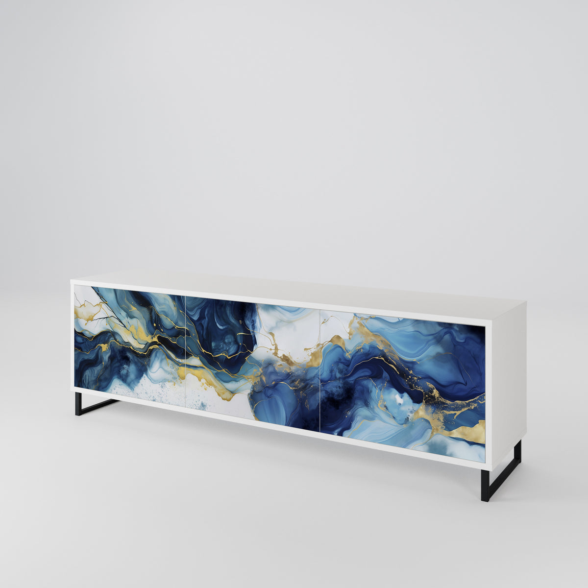 INKY MARBLE 3-türiges TV-Lowboard