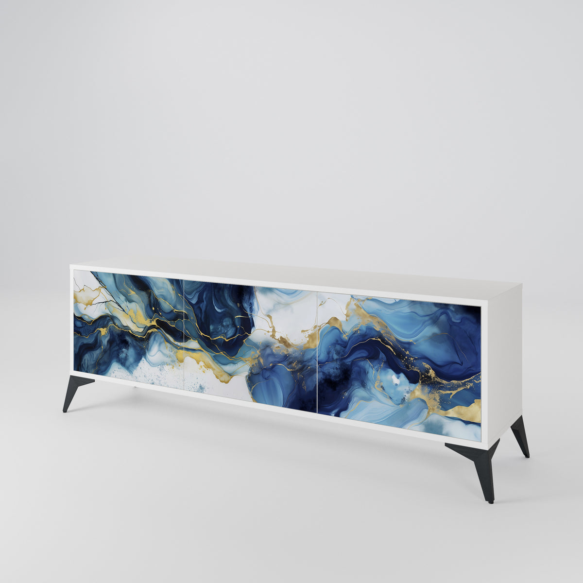 INKY MARBLE 3-türiges TV-Lowboard