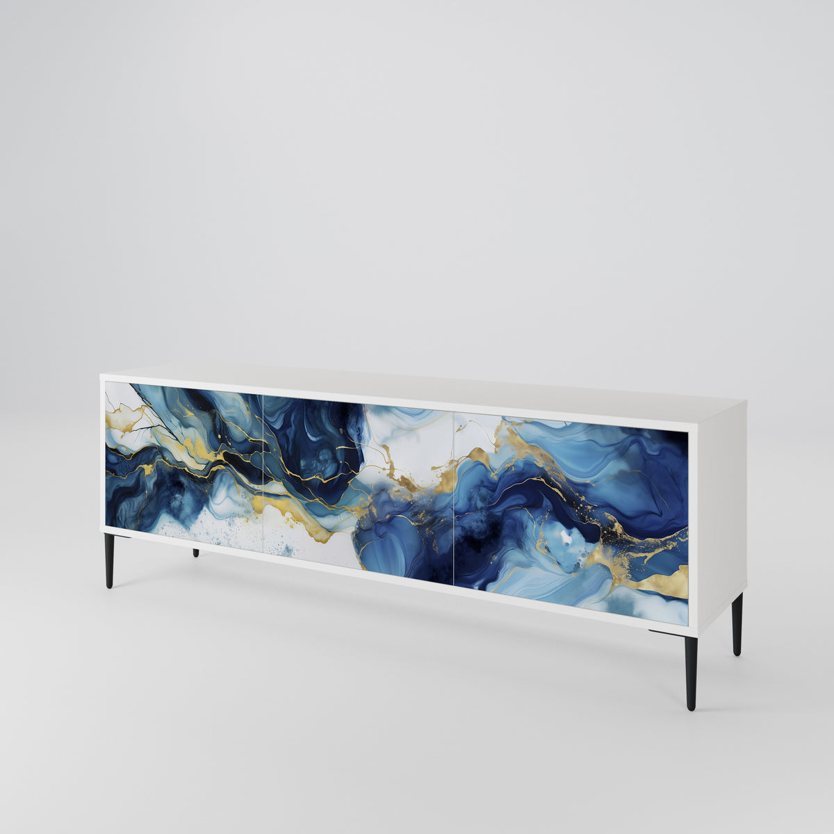 INKY MARBLE 3-türiges TV-Lowboard