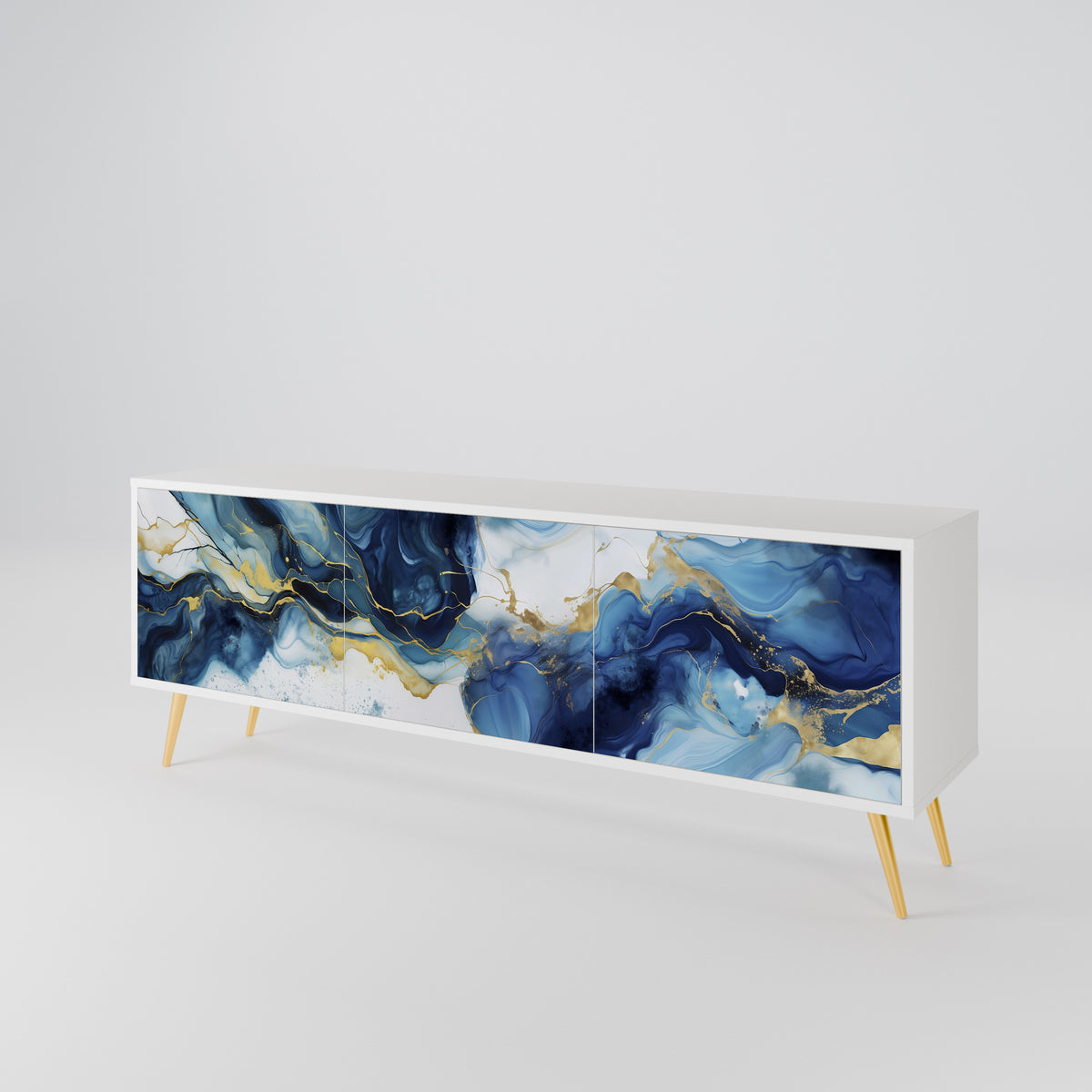 INKY MARBLE 3-türiges TV-Lowboard