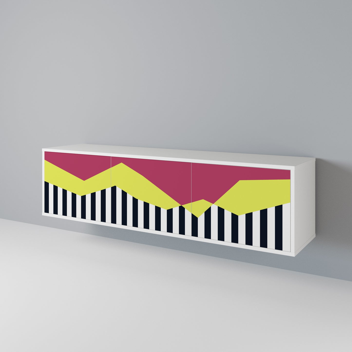 PIANO FANTASY 3-türiges TV-Lowboard