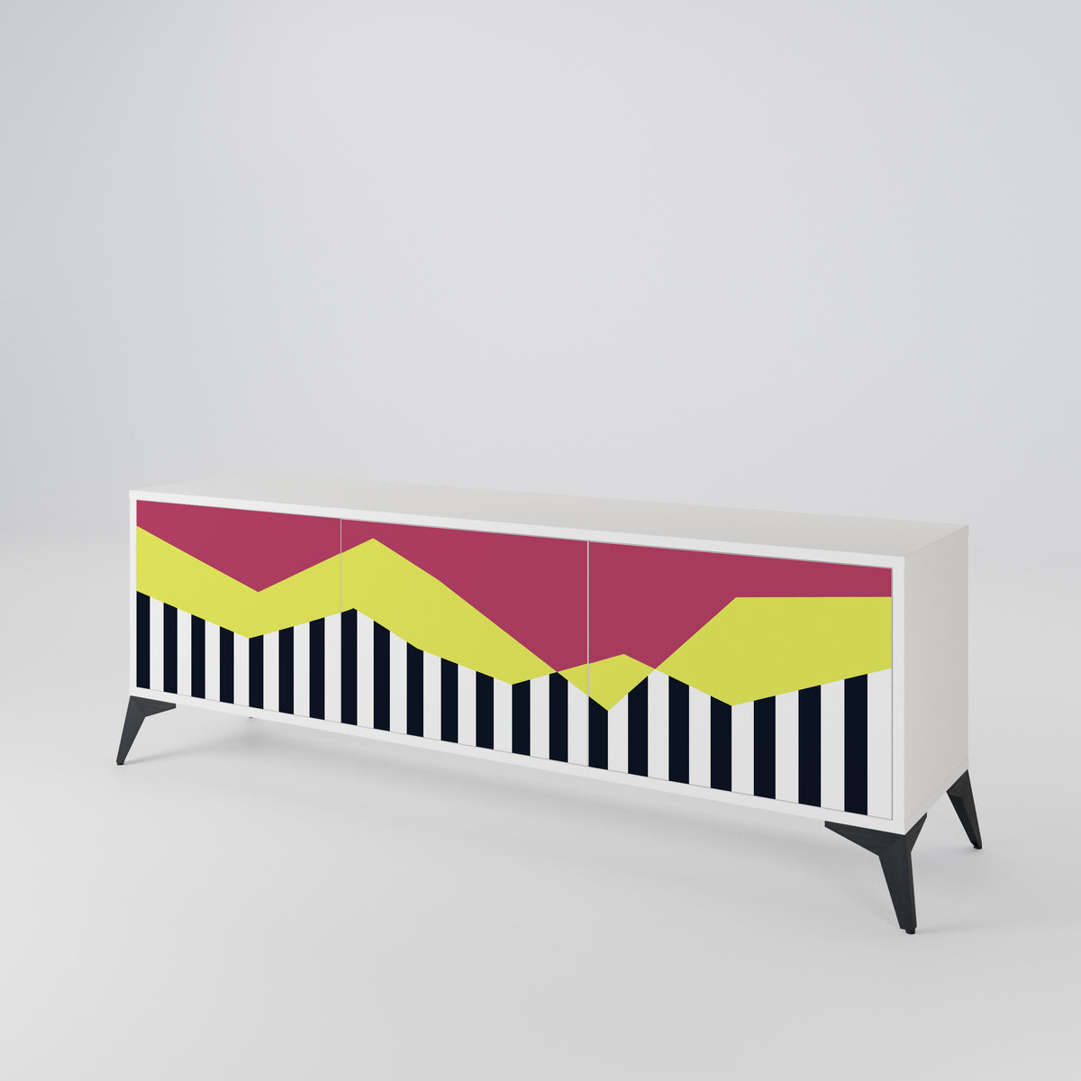 PIANO FANTASY 3-türiges TV-Lowboard
