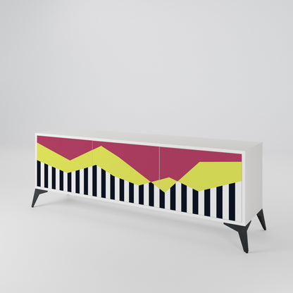 PIANO FANTASY 3-türiges TV-Lowboard