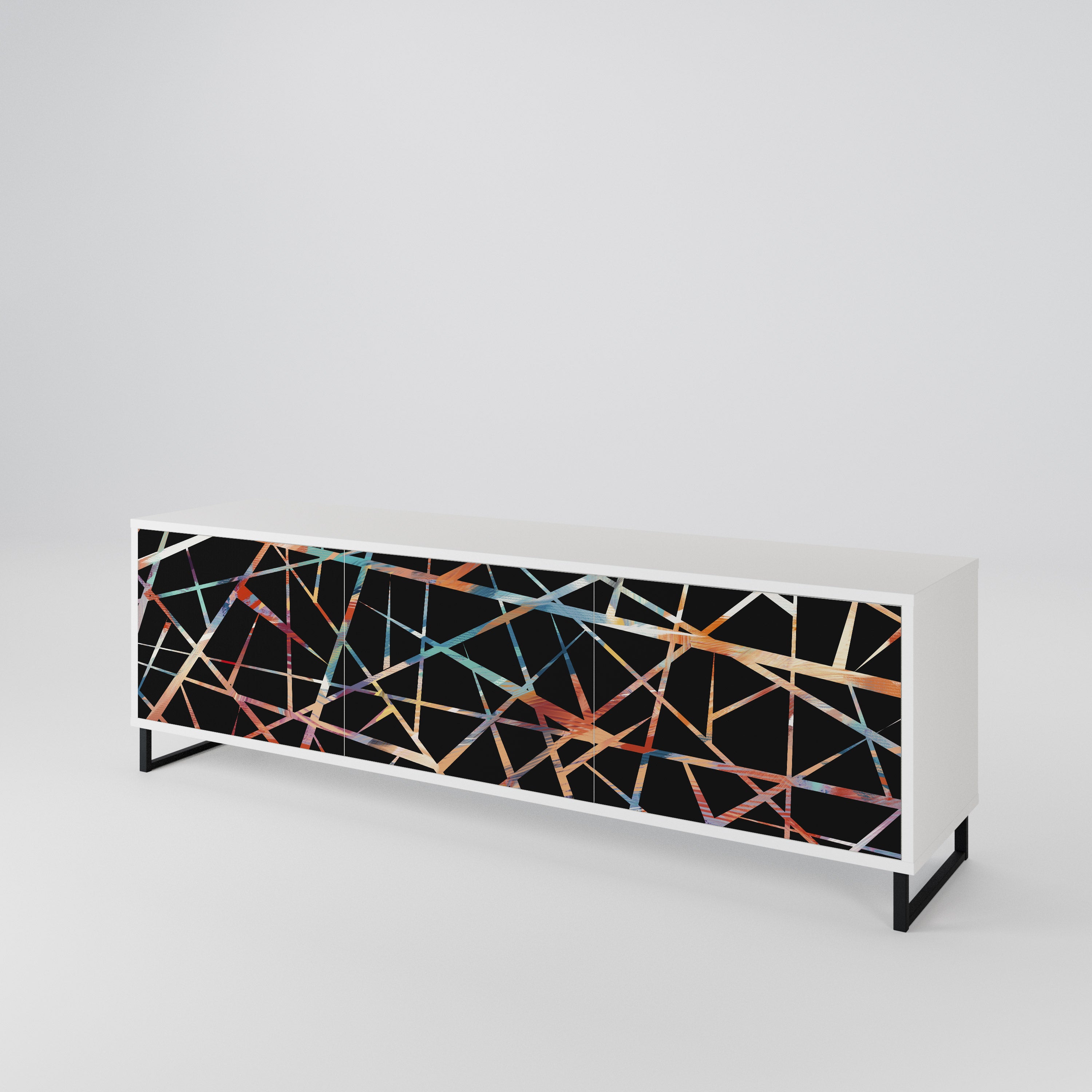 POLYGON VERVE 3-Door TV Cabinet