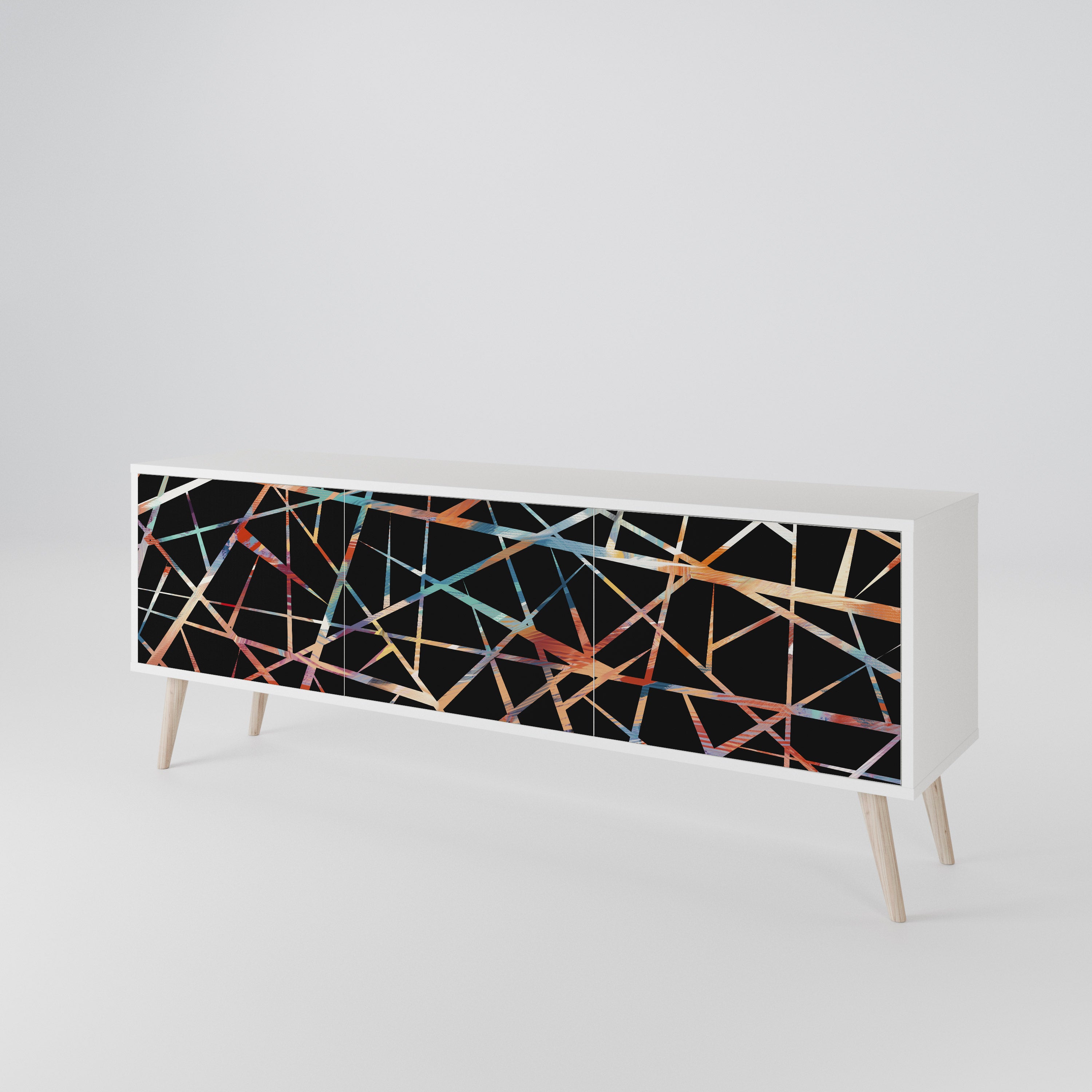 POLYGON VERVE 3-Door TV Cabinet