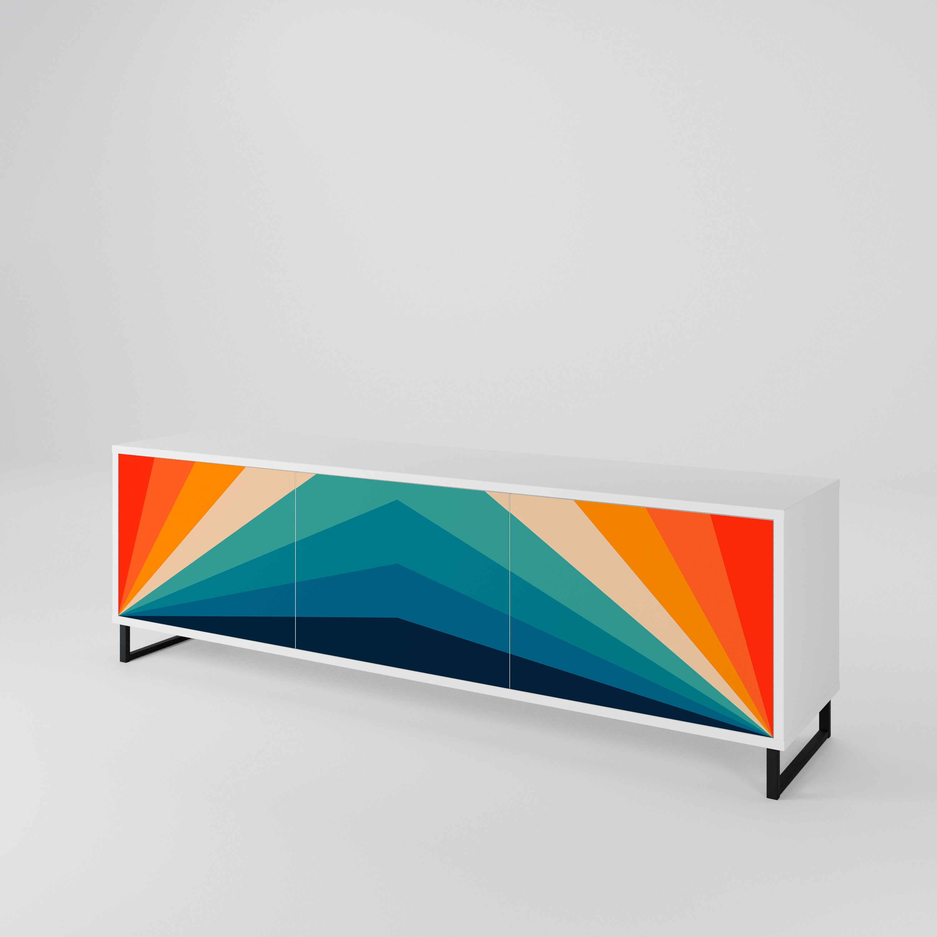 PRISM CONCUSSION 3-Door TV Cabinet