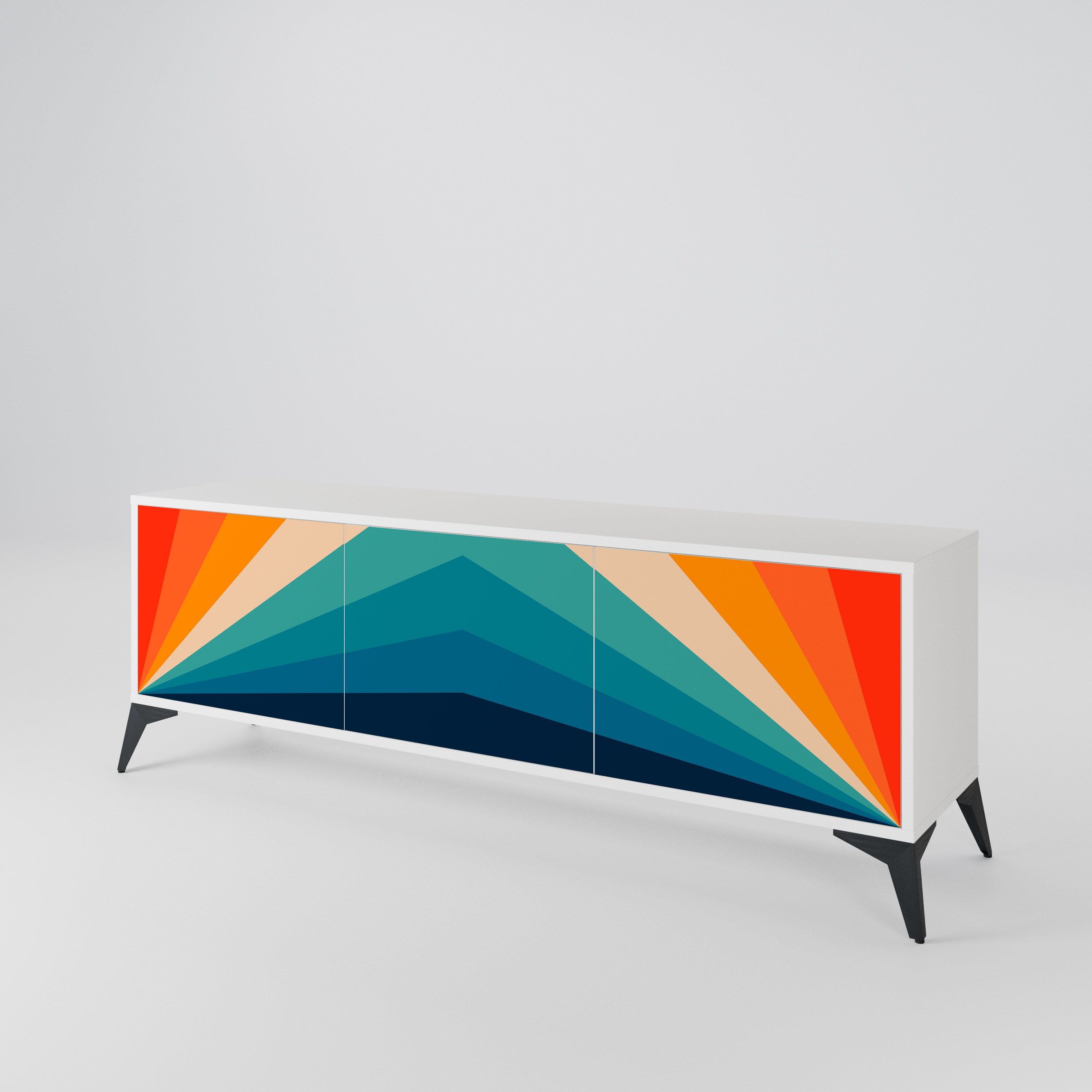 PRISM CONCUSSION 3-Door TV Cabinet
