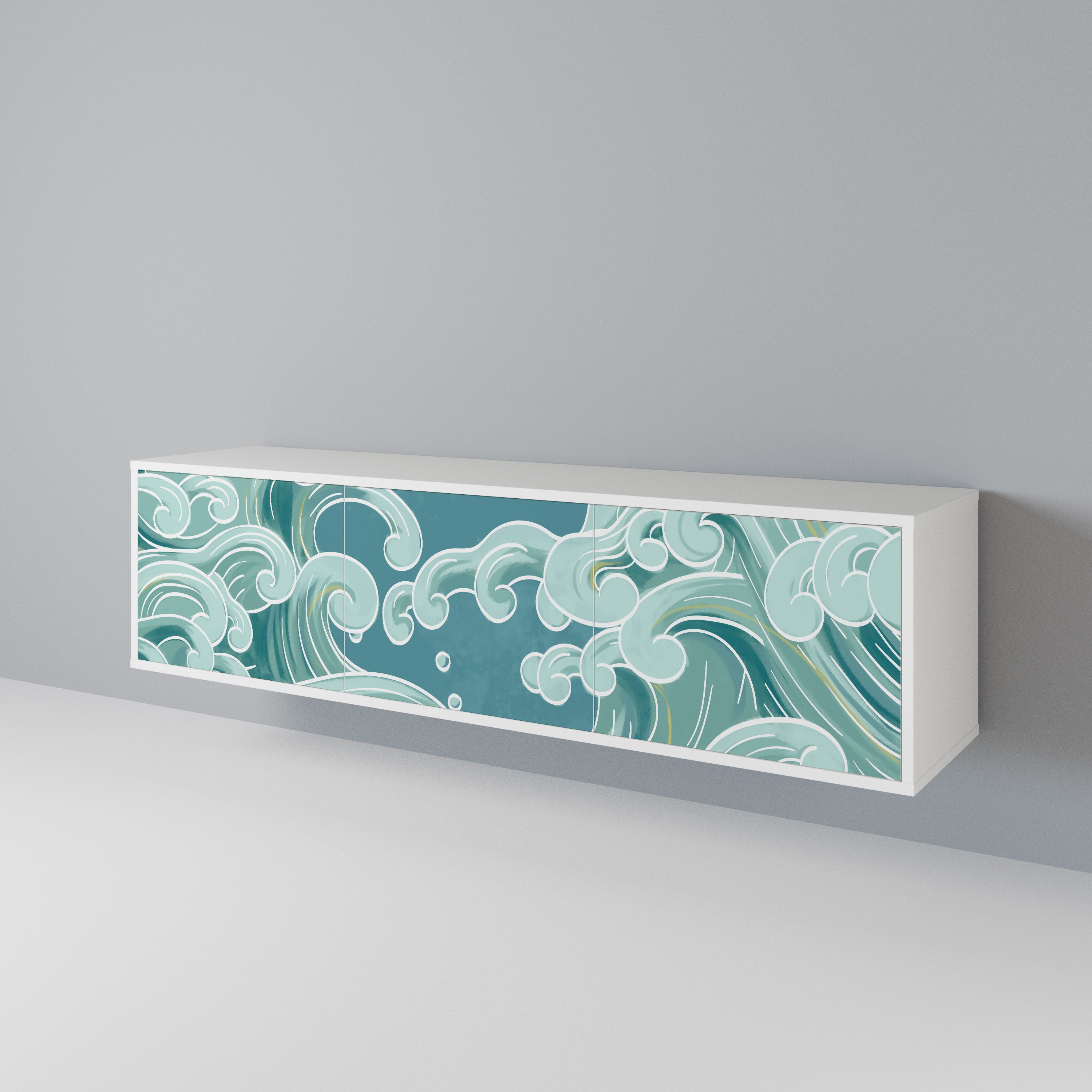 ASIAN SWAY 3-Door TV Cabinet