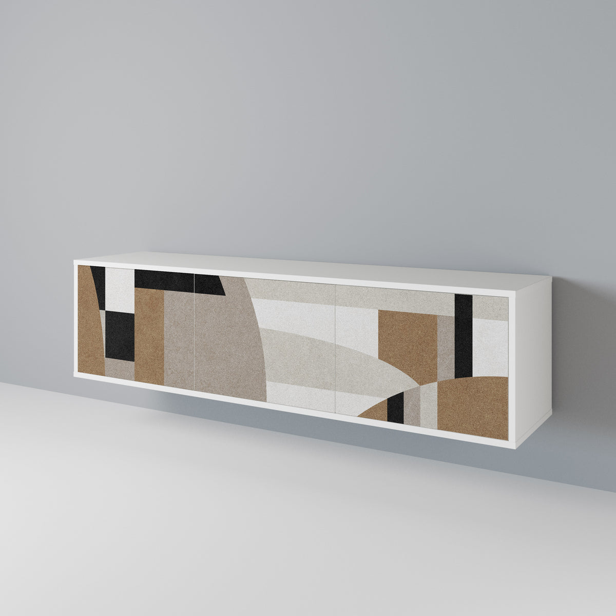DELICATE MEMENTO 3-türiges TV-Lowboard