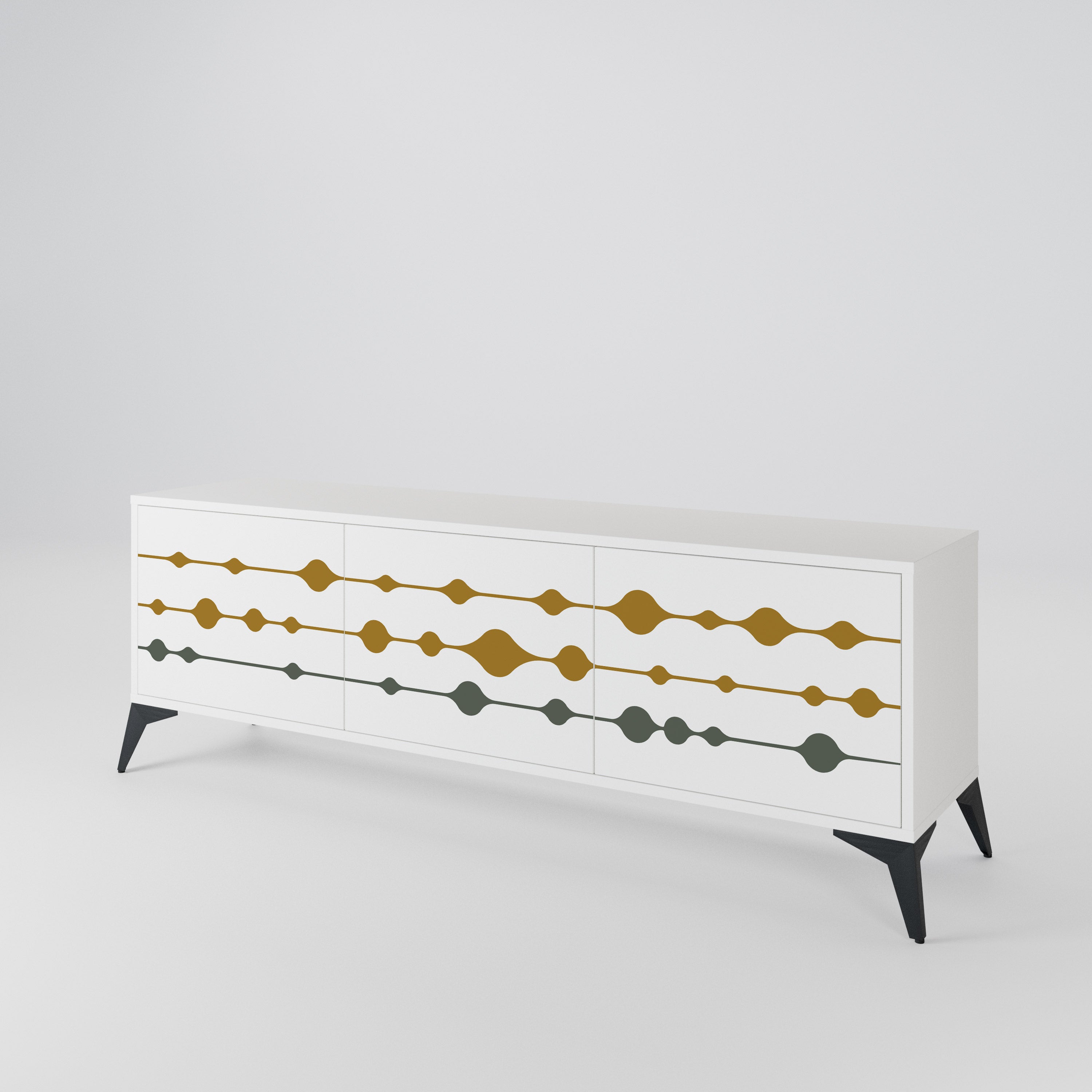 VIVID TONE 3-Door TV Cabinet
