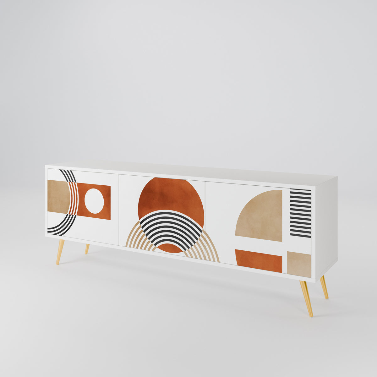 CIRCLE RHYTM 3-türiges TV-Lowboard