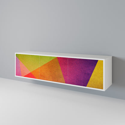 VIVID GEOMETRY 3-türiges TV-Lowboard