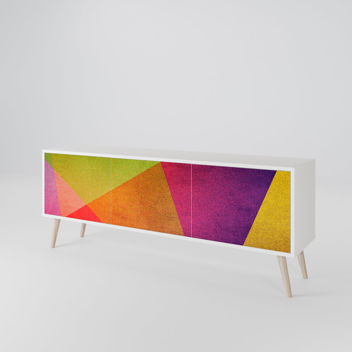 VIVID GEOMETRY 3-türiges TV-Lowboard