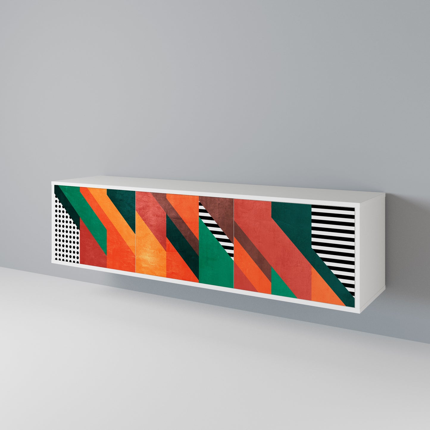 MAKESHIFT ARTISTRY 3-türiges TV-Lowboard