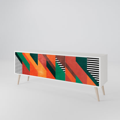 MAKESHIFT ARTISTRY 3-türiges TV-Lowboard