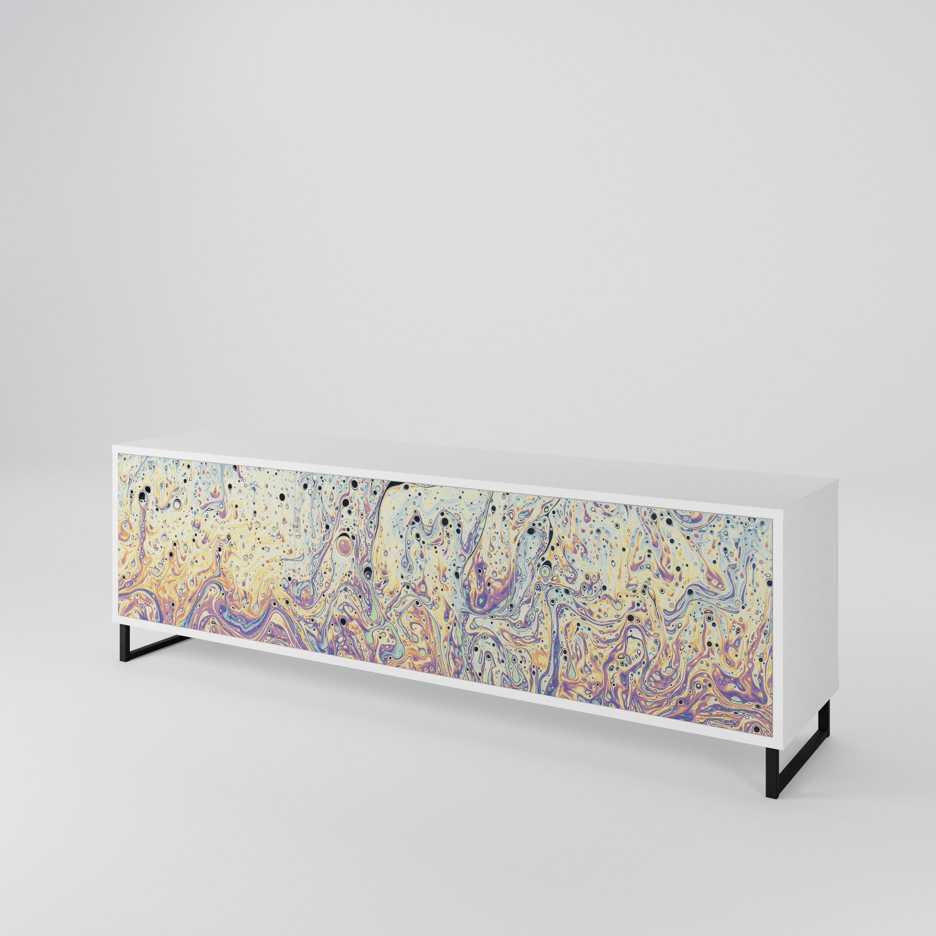 MOSAIC OF COLORS 3-Door TV Cabinet