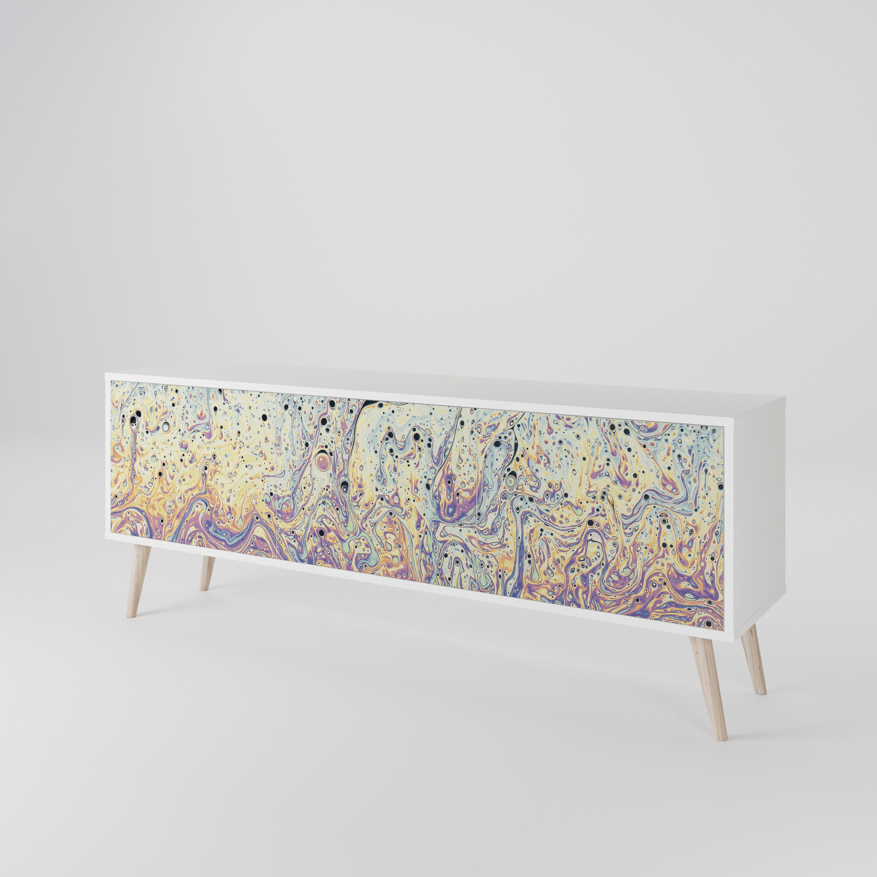 MOSAIC OF COLORS 3-Door TV Cabinet