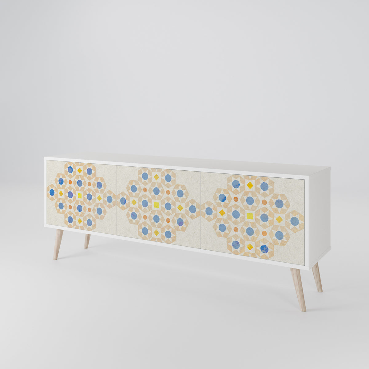 PATTERNED PRISM 3-türiges TV-Lowboard