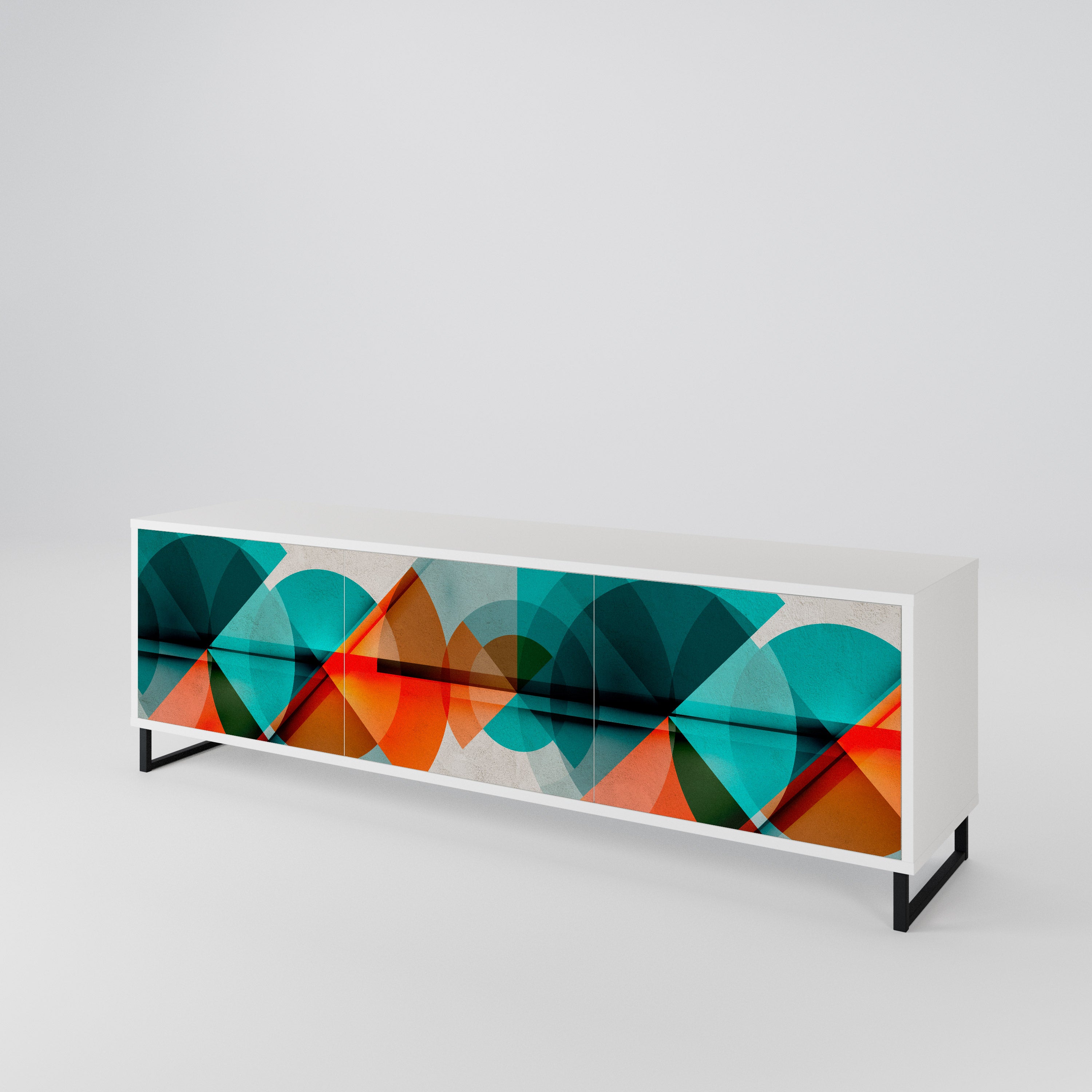 CIRCULAR RHAPSODY 3-Door TV Cabinet