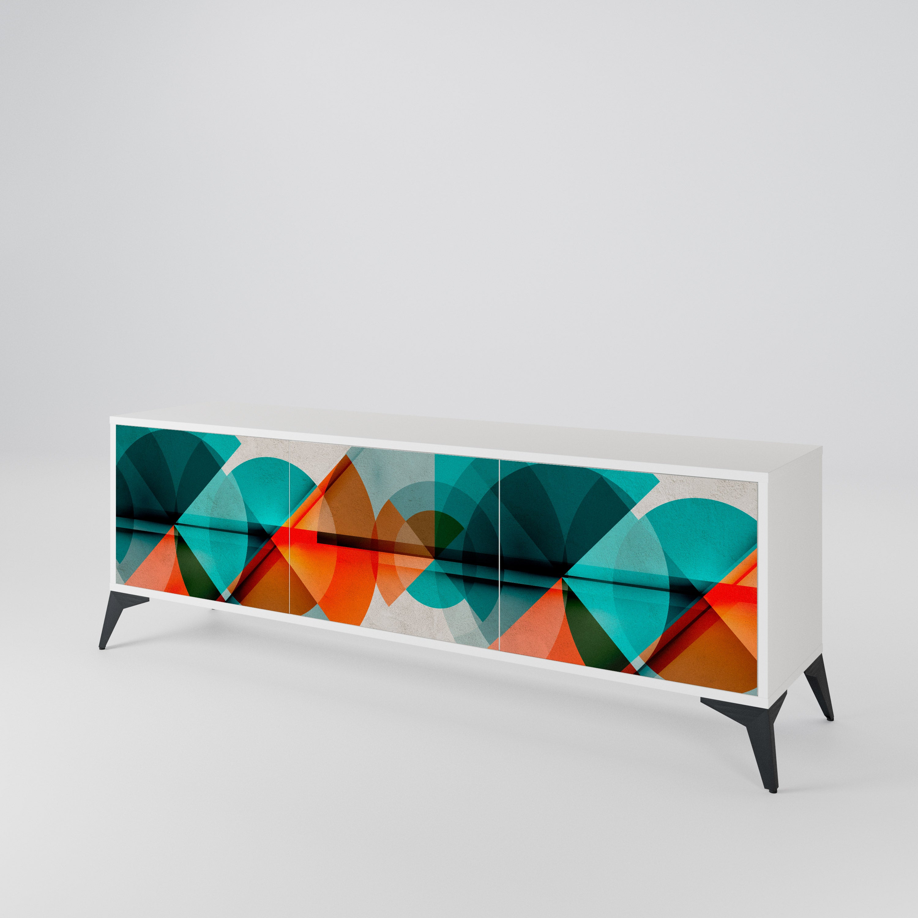 CIRCULAR RHAPSODY 3-Door TV Cabinet