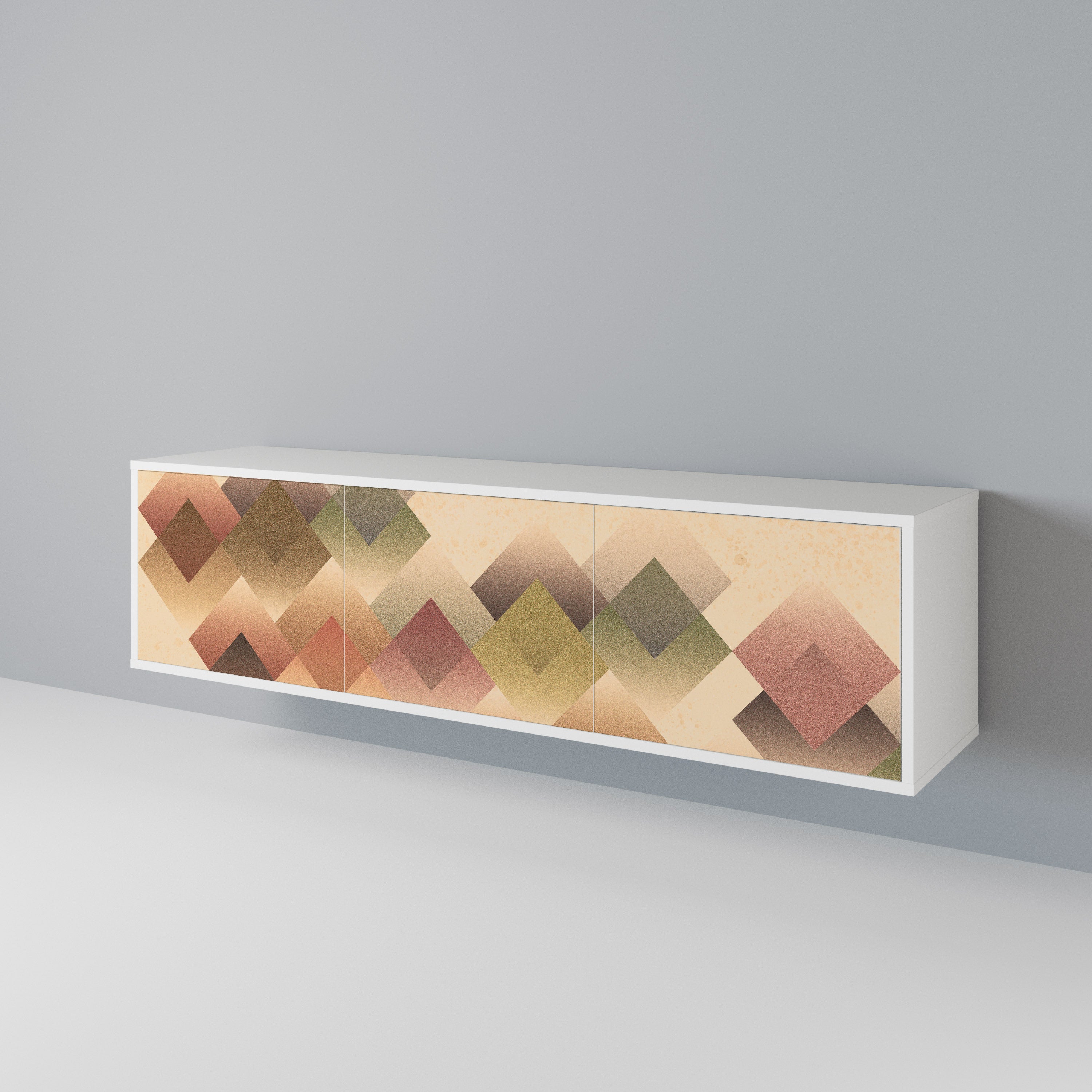 GEOMETRIC FUSION 3-Door TV Cabinet