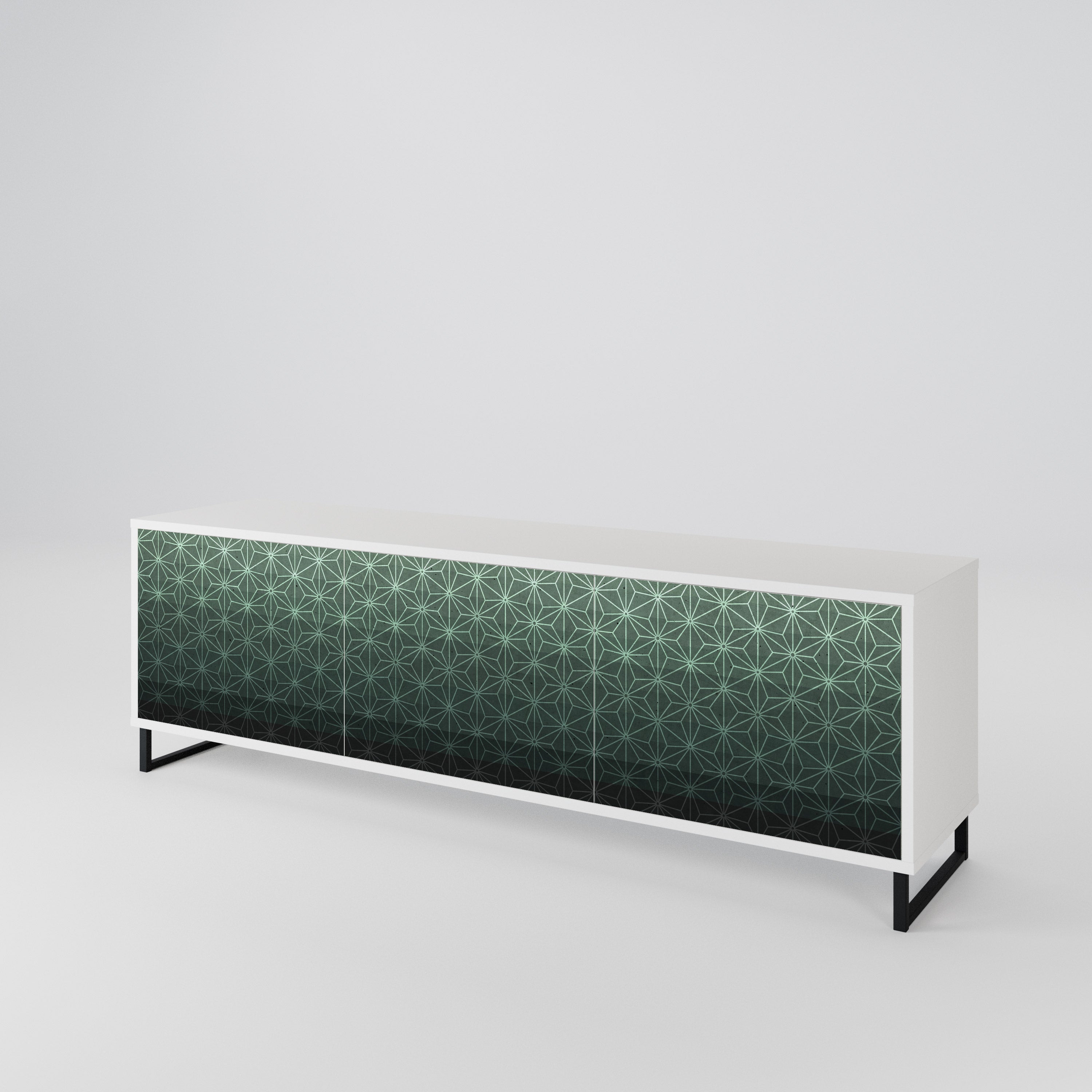 ORNAMENTAL GLIMMER 3-Door TV Cabinet