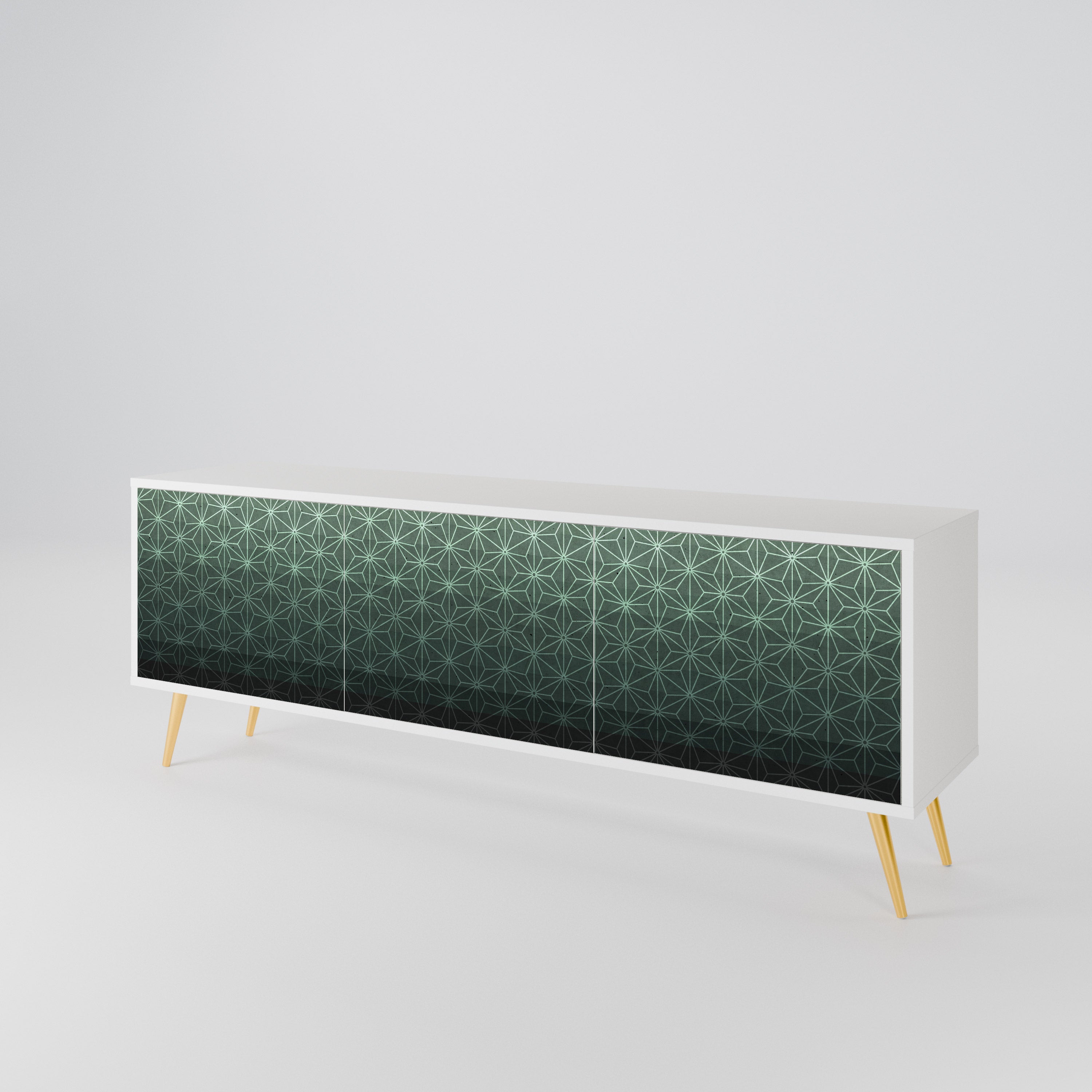 ORNAMENTAL GLIMMER 3-Door TV Cabinet
