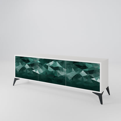 POLYGONAL FLOATING 3-türiges TV-Lowboard