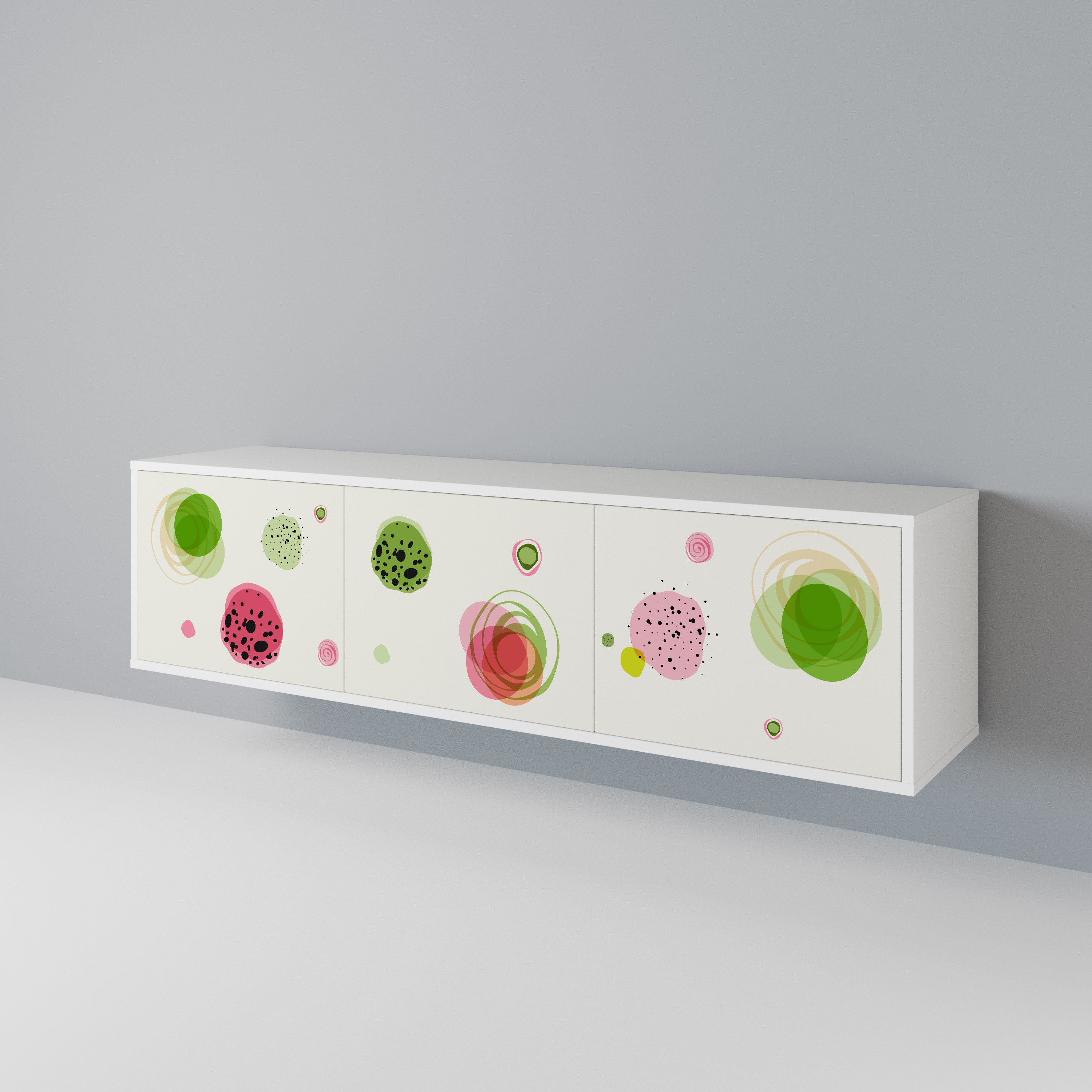 COLORFUL COSMOS 3-türiges TV-Lowboard