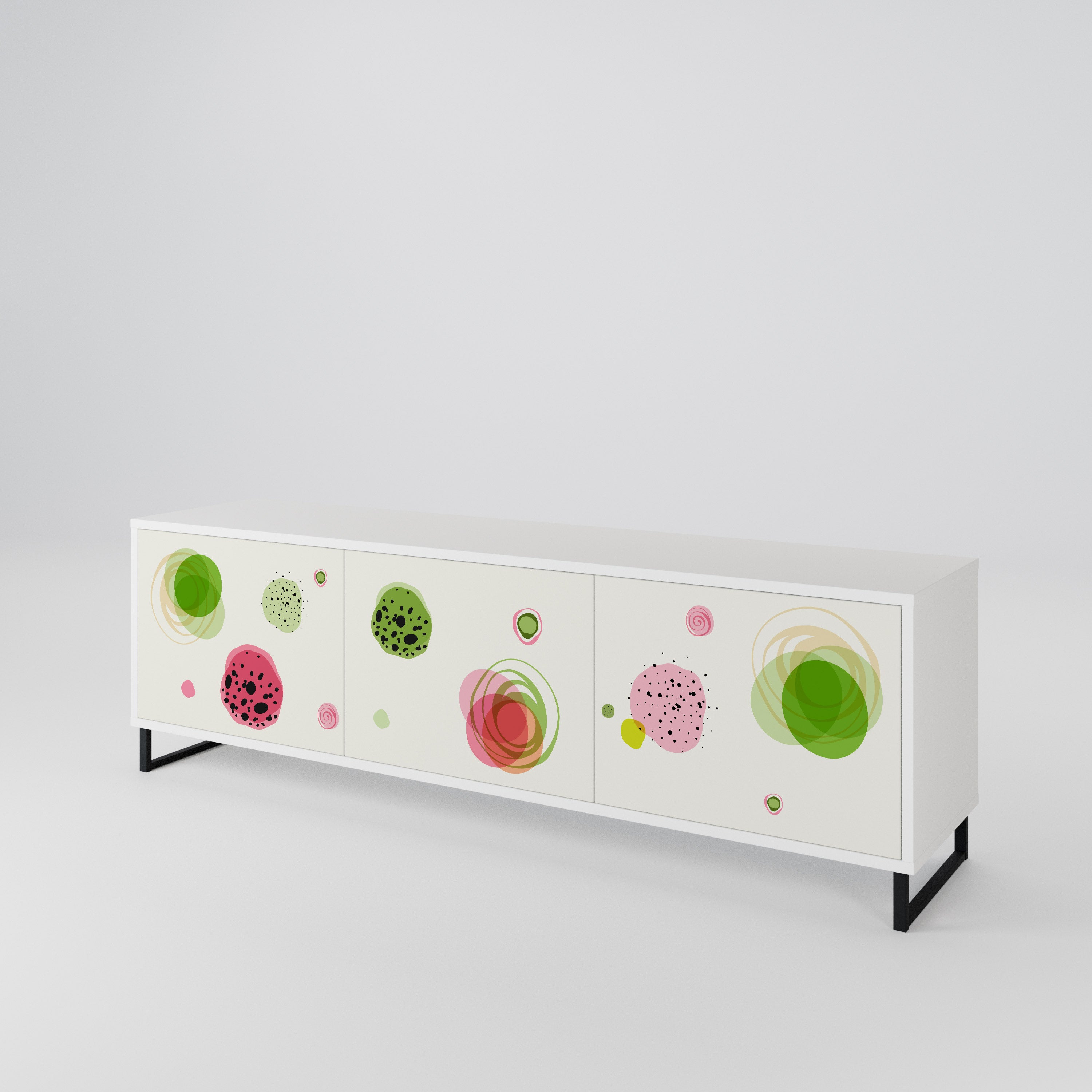COLORFUL COSMOS 3-türiges TV-Lowboard