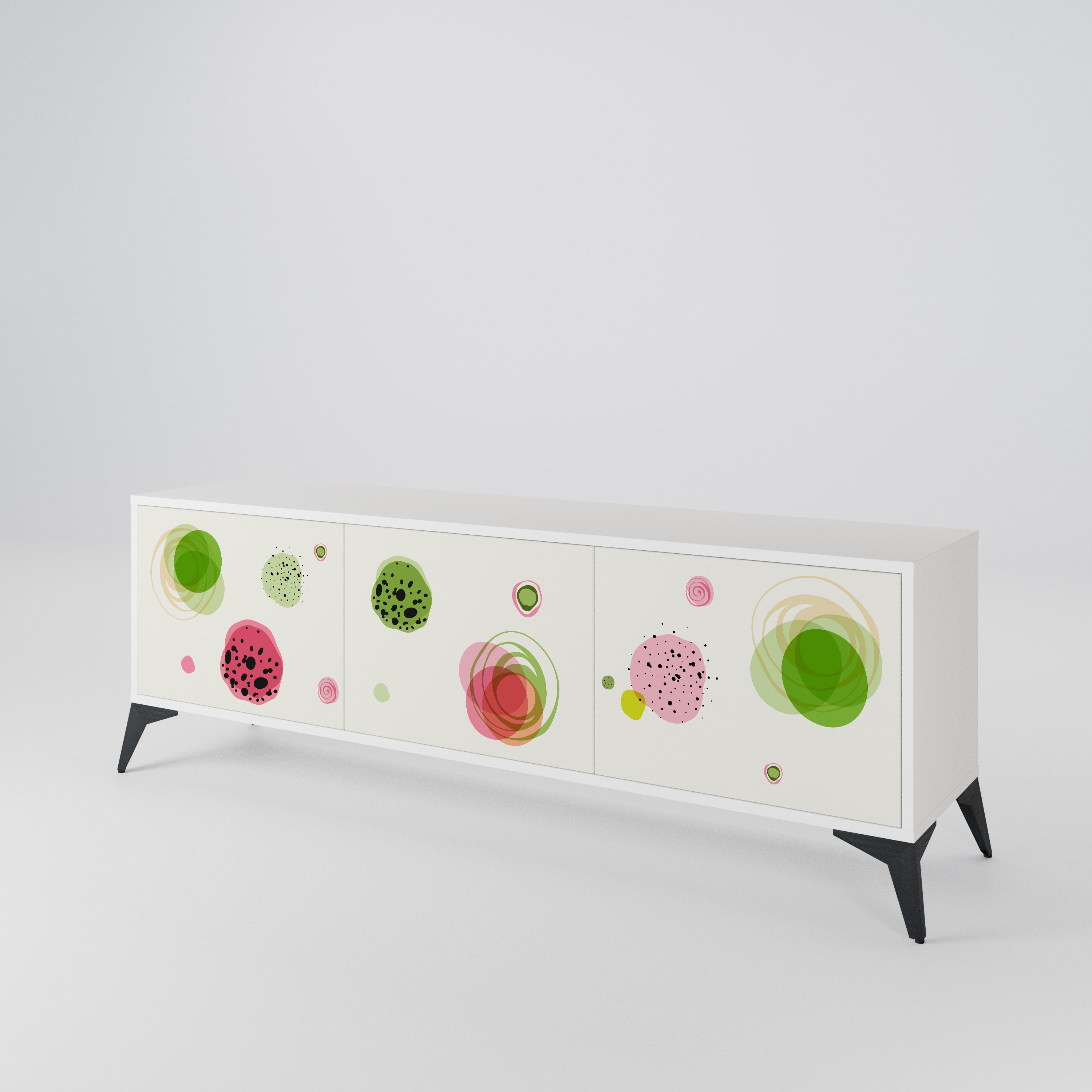 COLORFUL COSMOS 3-türiges TV-Lowboard