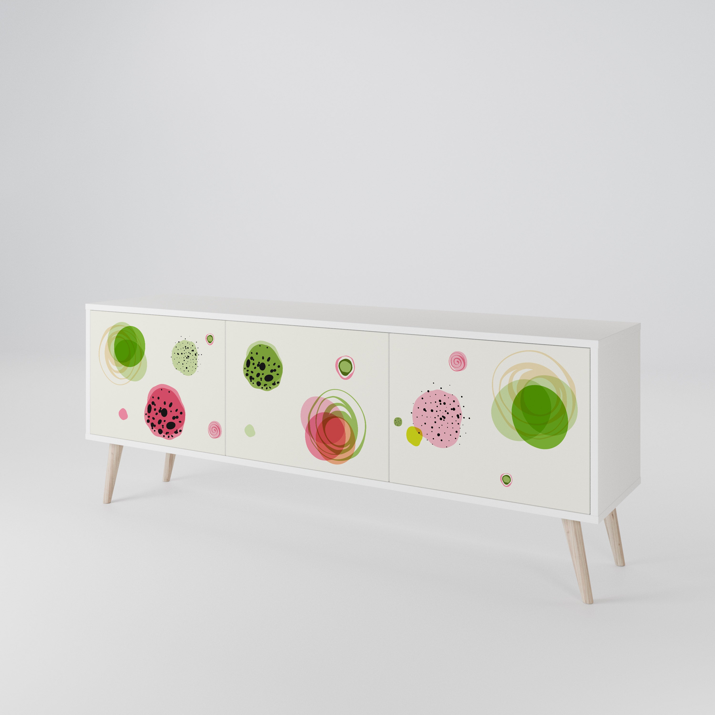 COLORFUL COSMOS 3-türiges TV-Lowboard