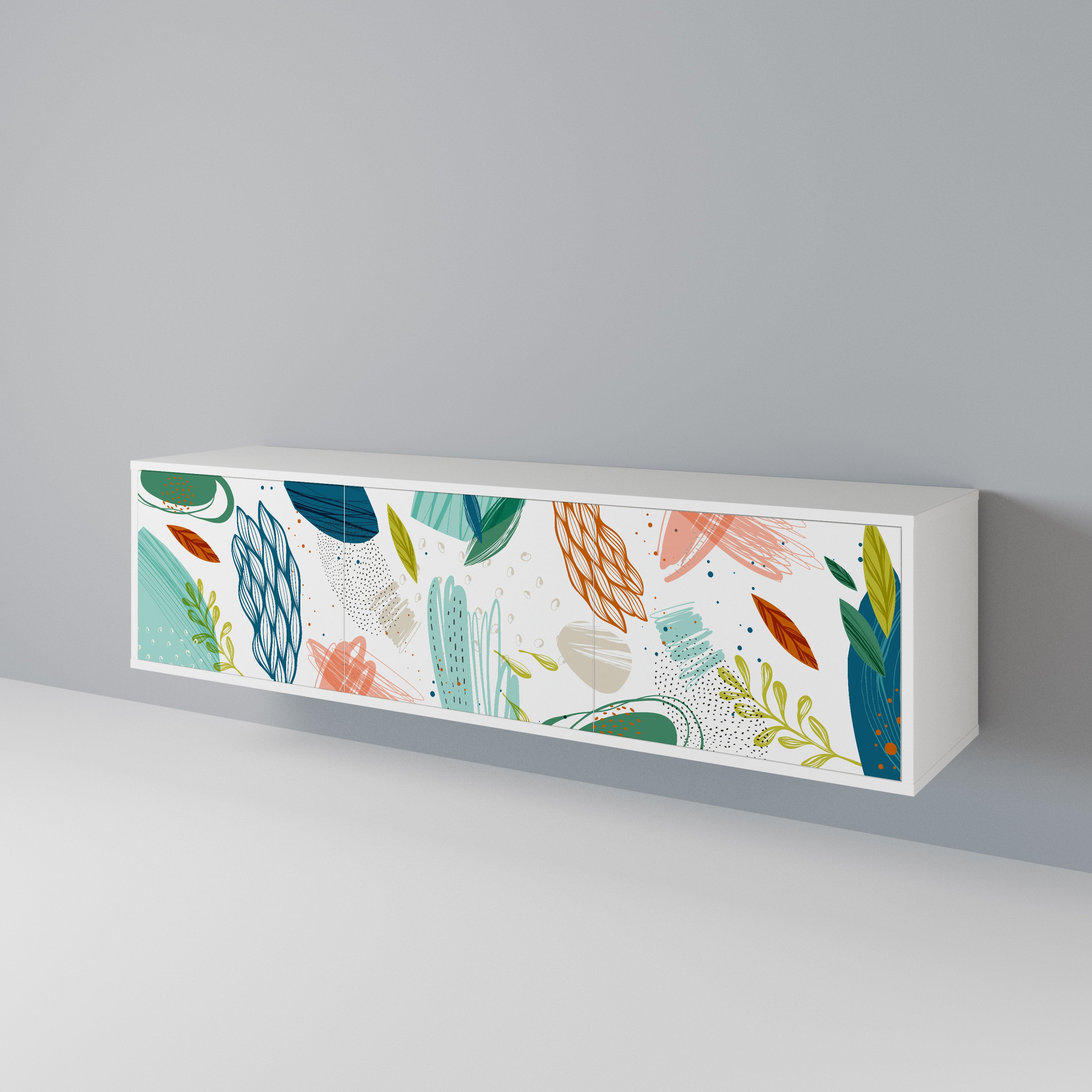 BOTANICAL HURRICANE 3-türiges TV-Lowboard