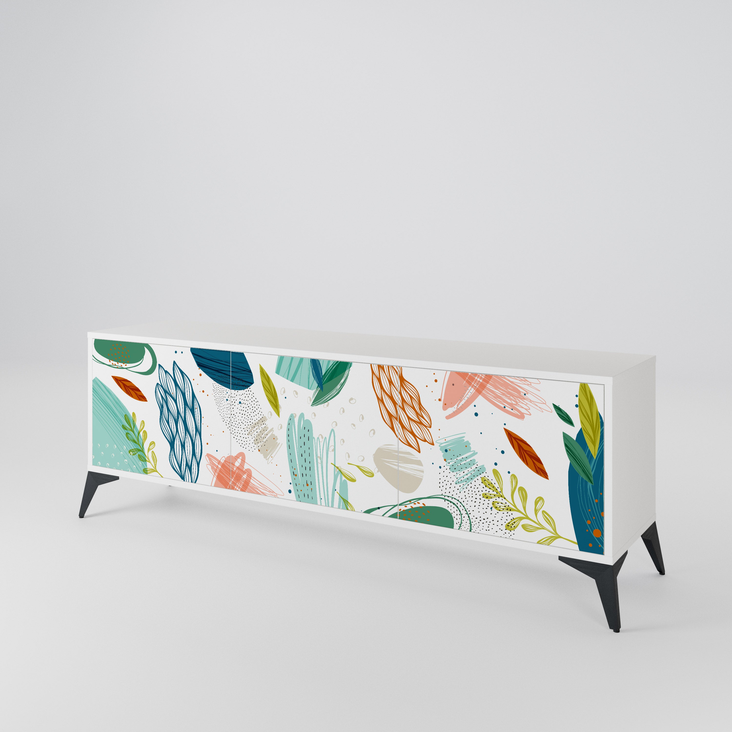 BOTANICAL HURRICANE 3-türiges TV-Lowboard