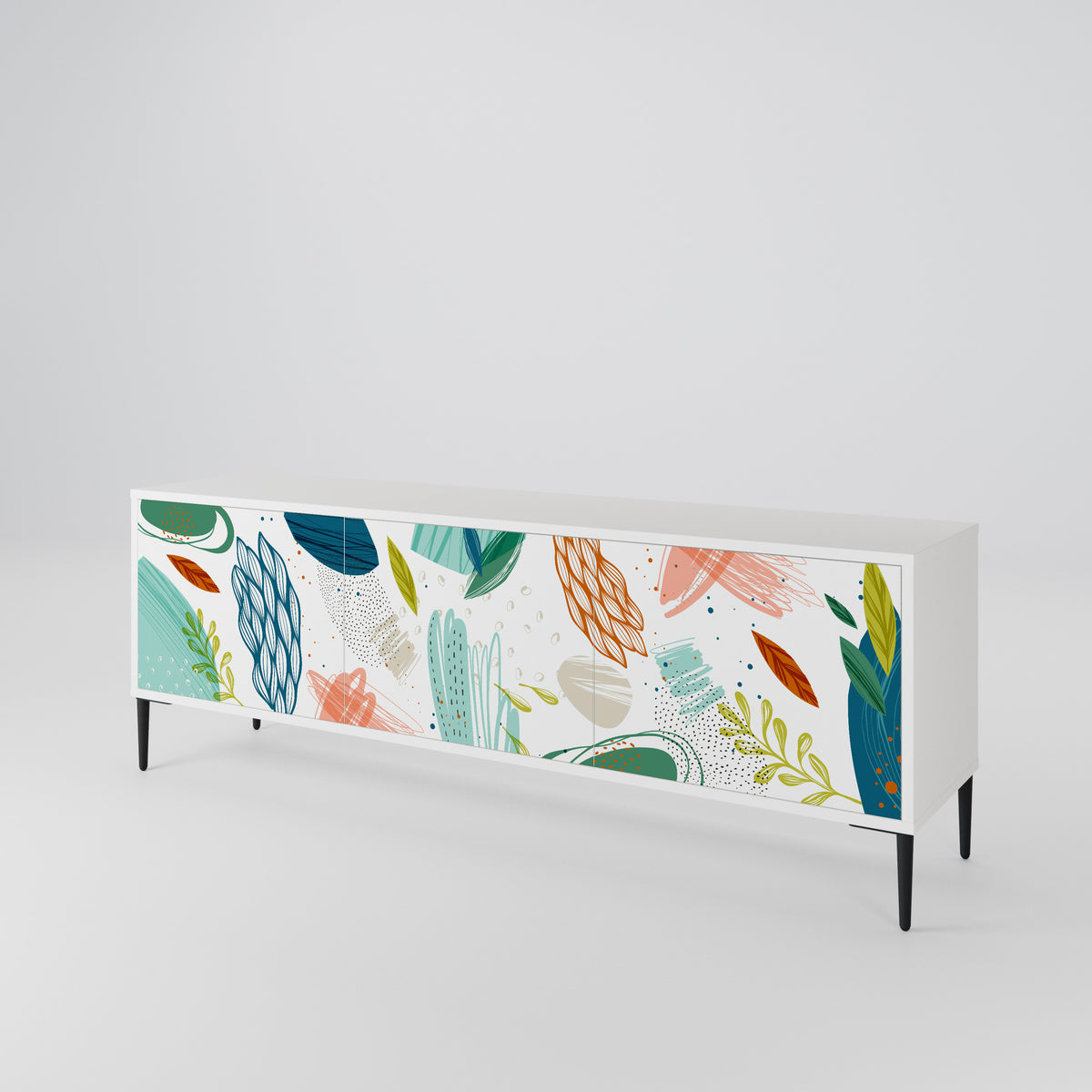 BOTANICAL HURRICANE 3-türiges TV-Lowboard